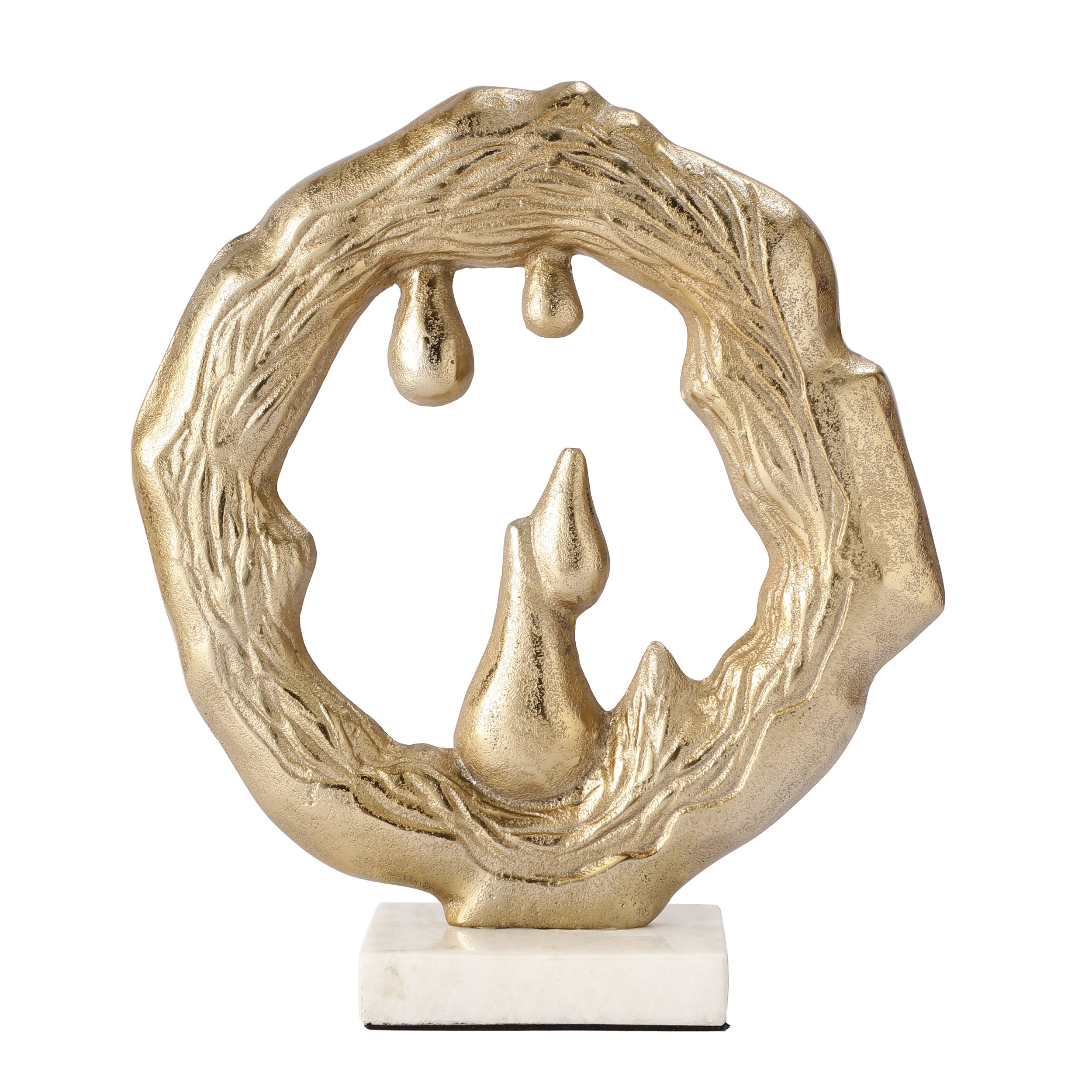 Gold Liquid Auric Décor Showpiece