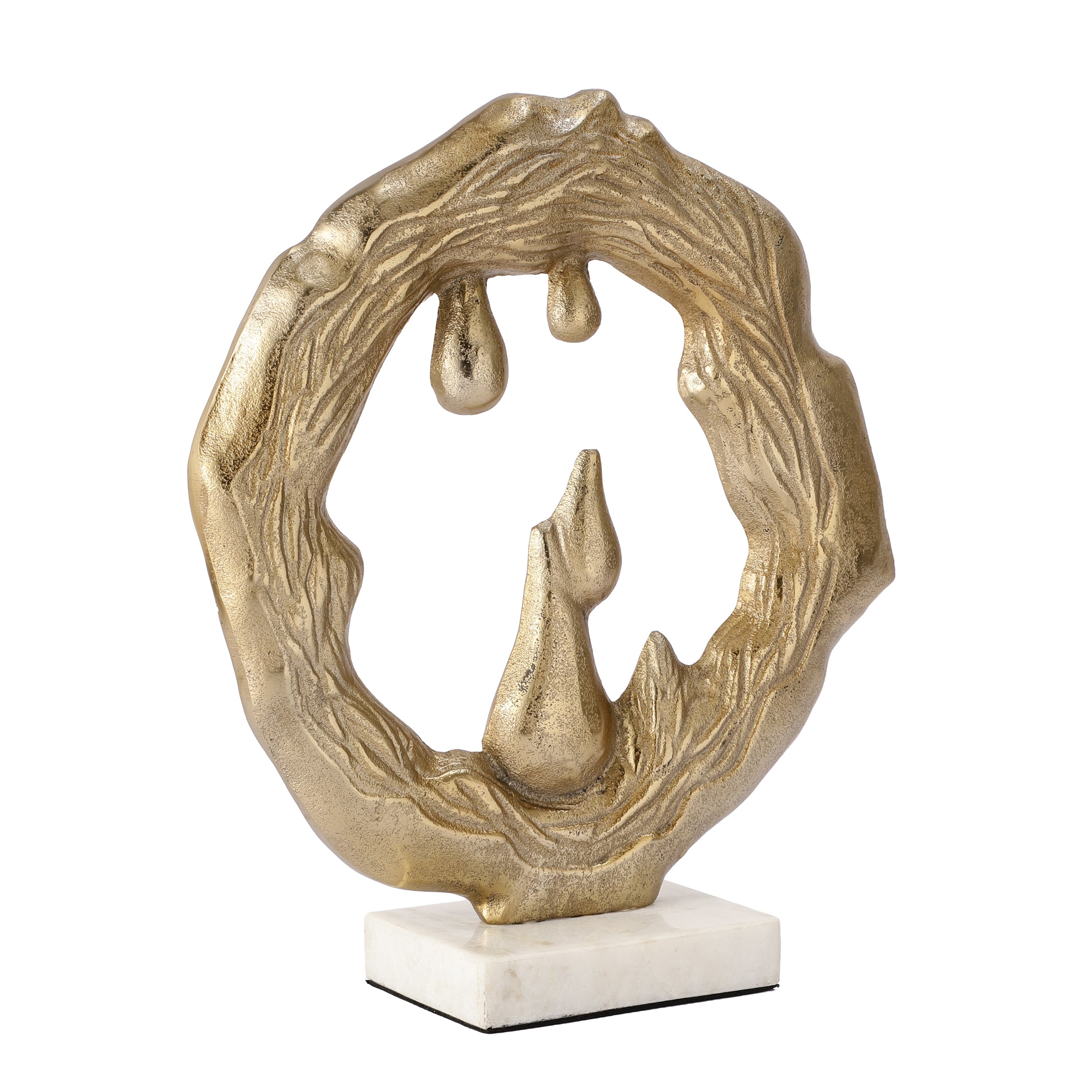 Gold Liquid Auric Décor Showpiece