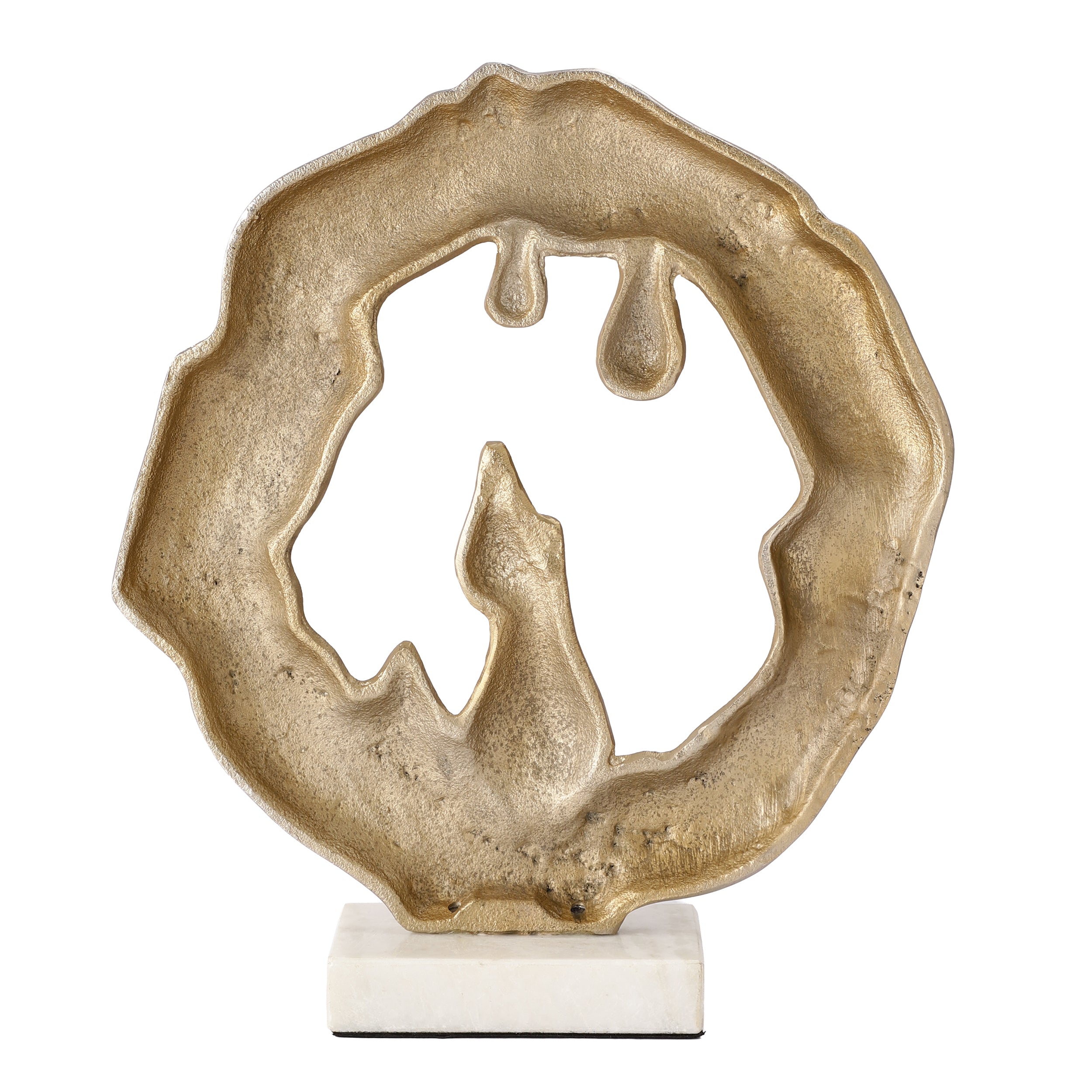 Gold Liquid Auric Décor Showpiece