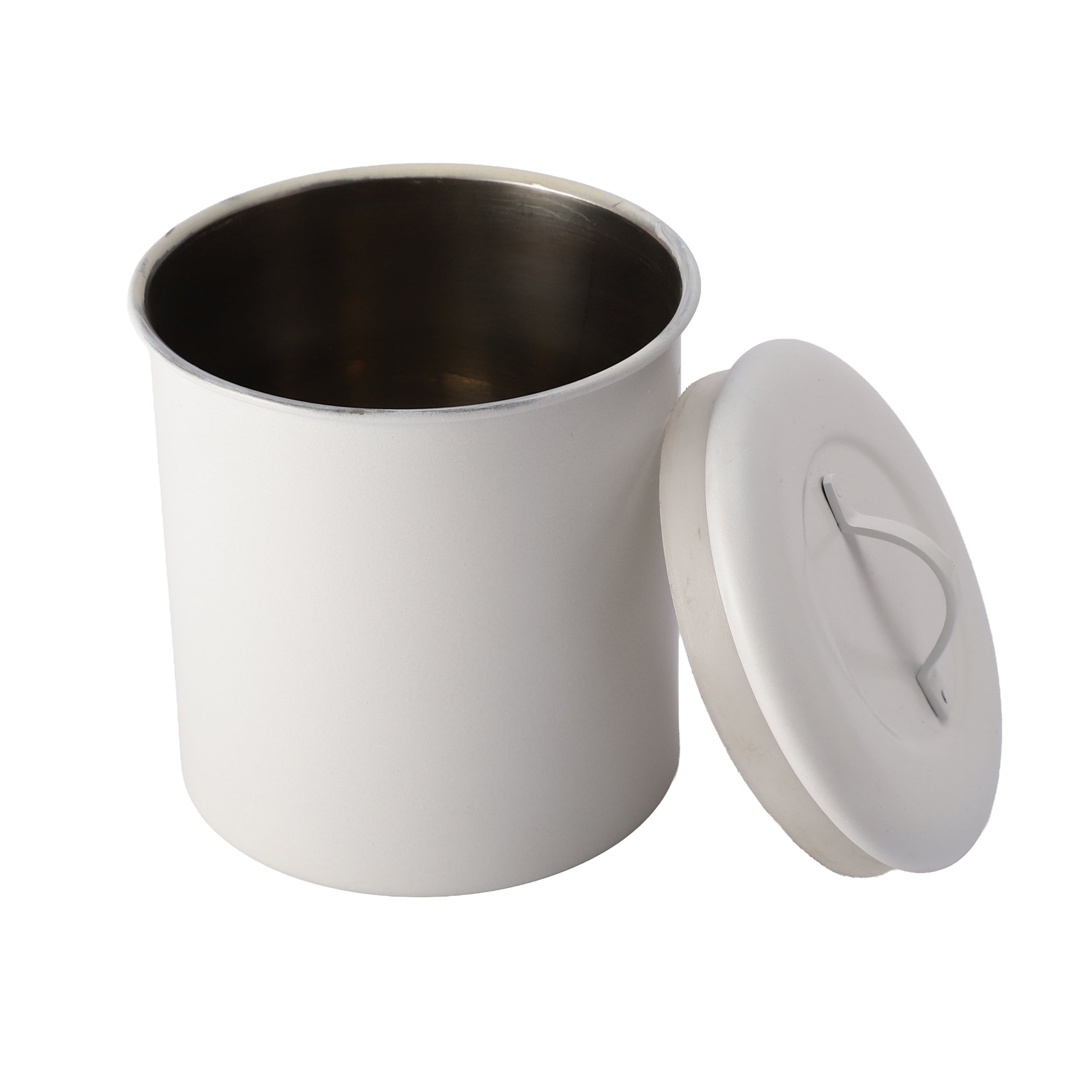 Stainless Steel White Vaultique Kitchen Storage Canister set of 4