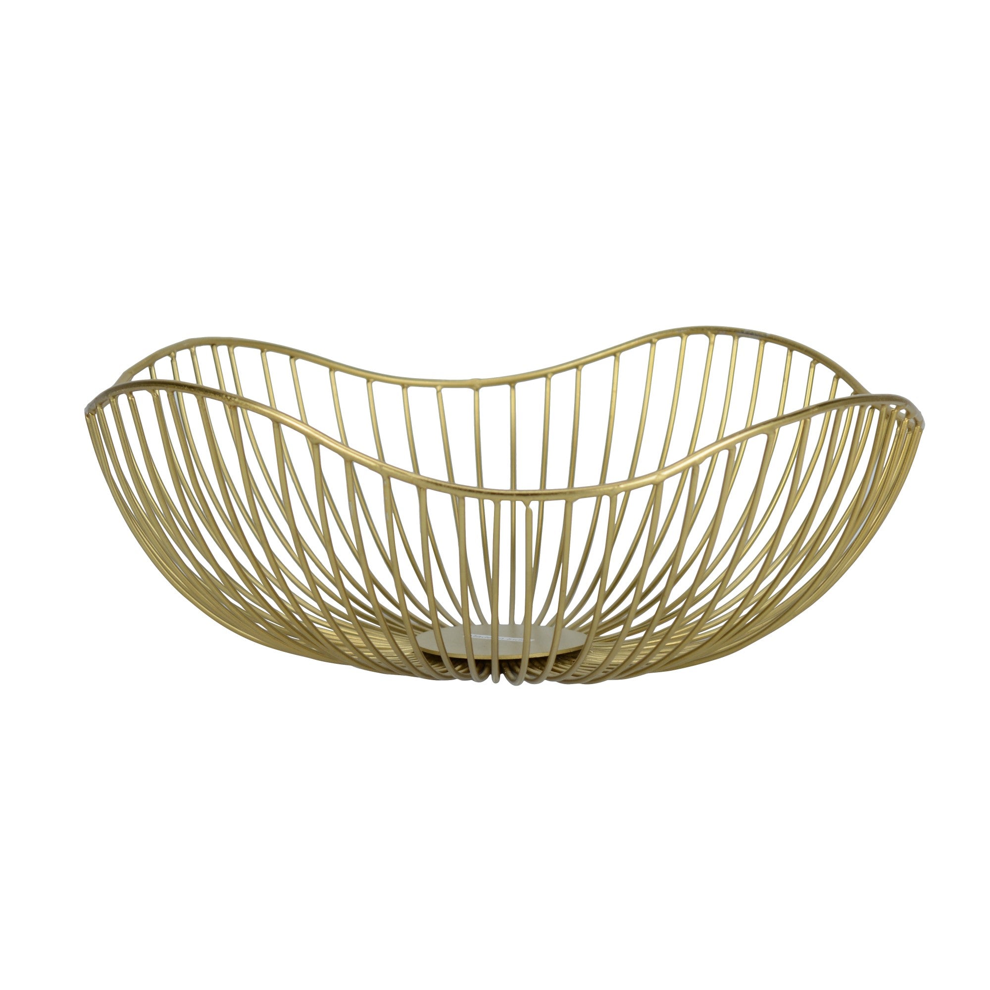 Contemporary Metal Gold Fruit basket/Bowl