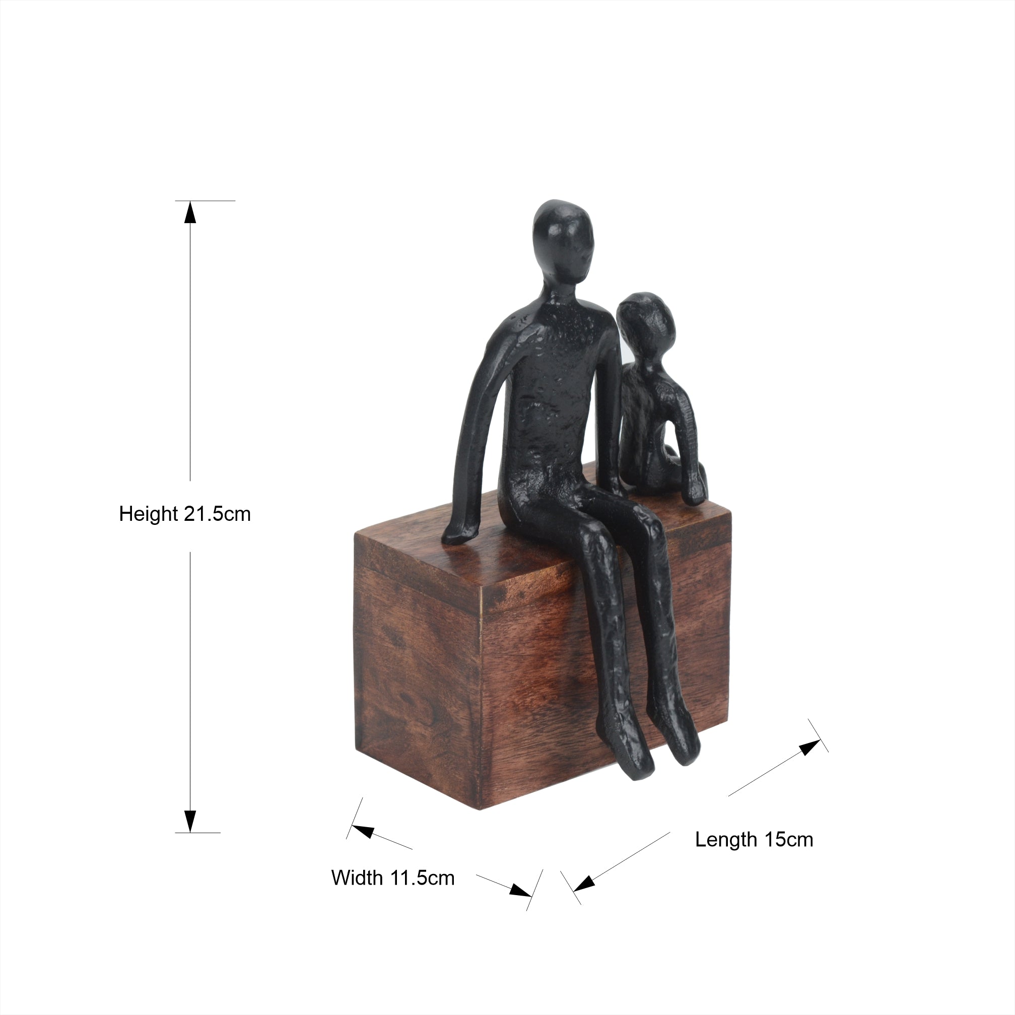 Generations Embrace Black Figurine