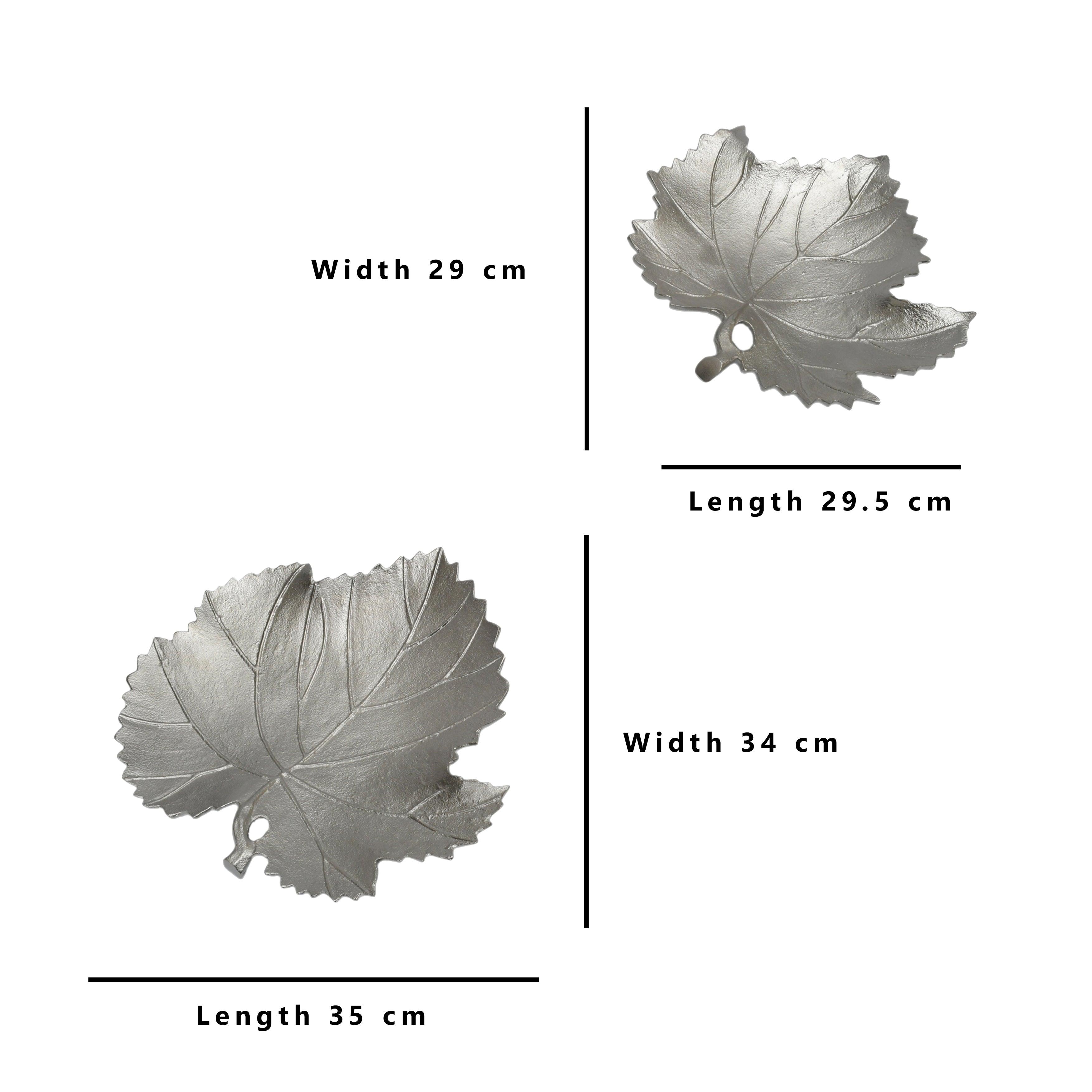 Silver Maple Platter Set