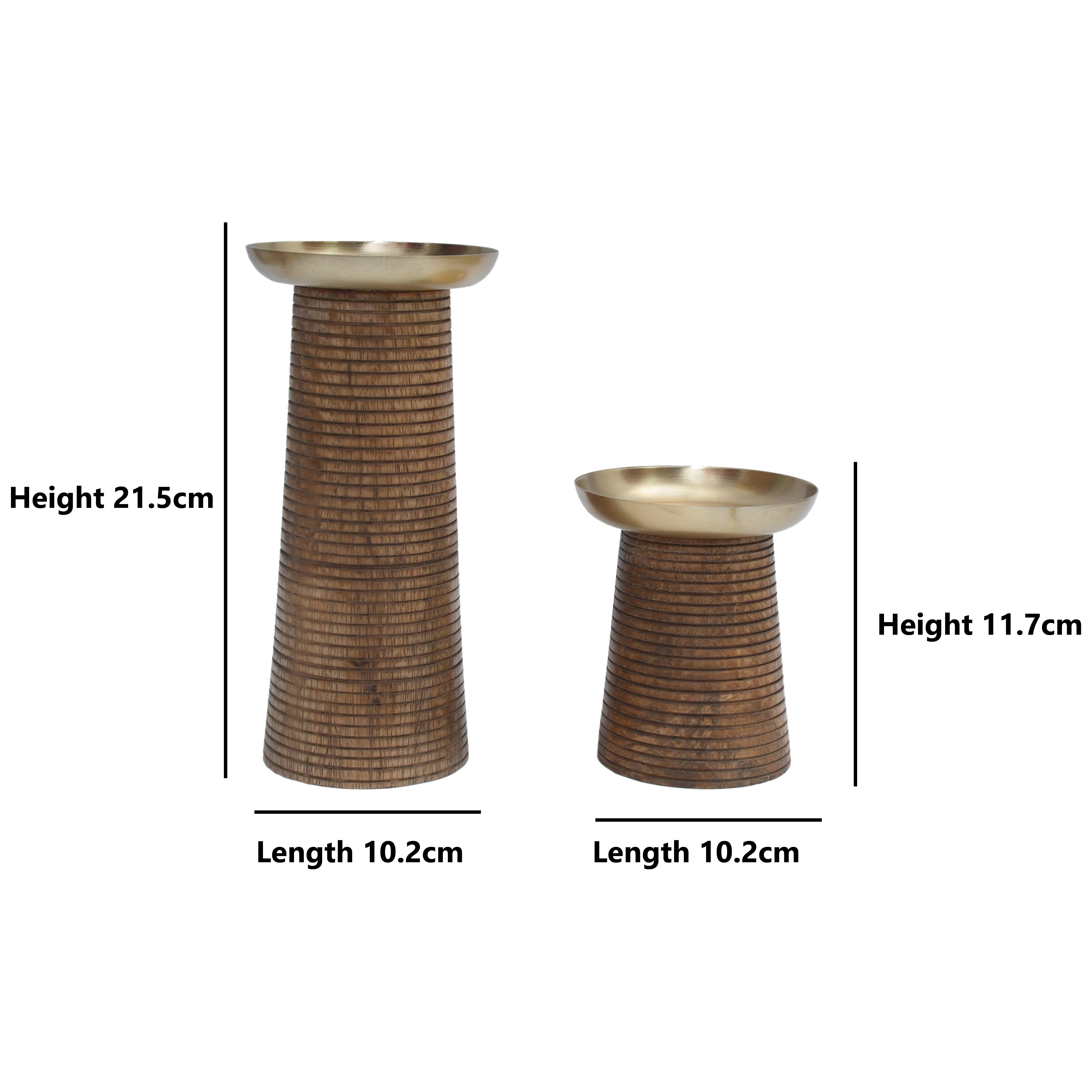 Fusion Wooden Pillar Holder