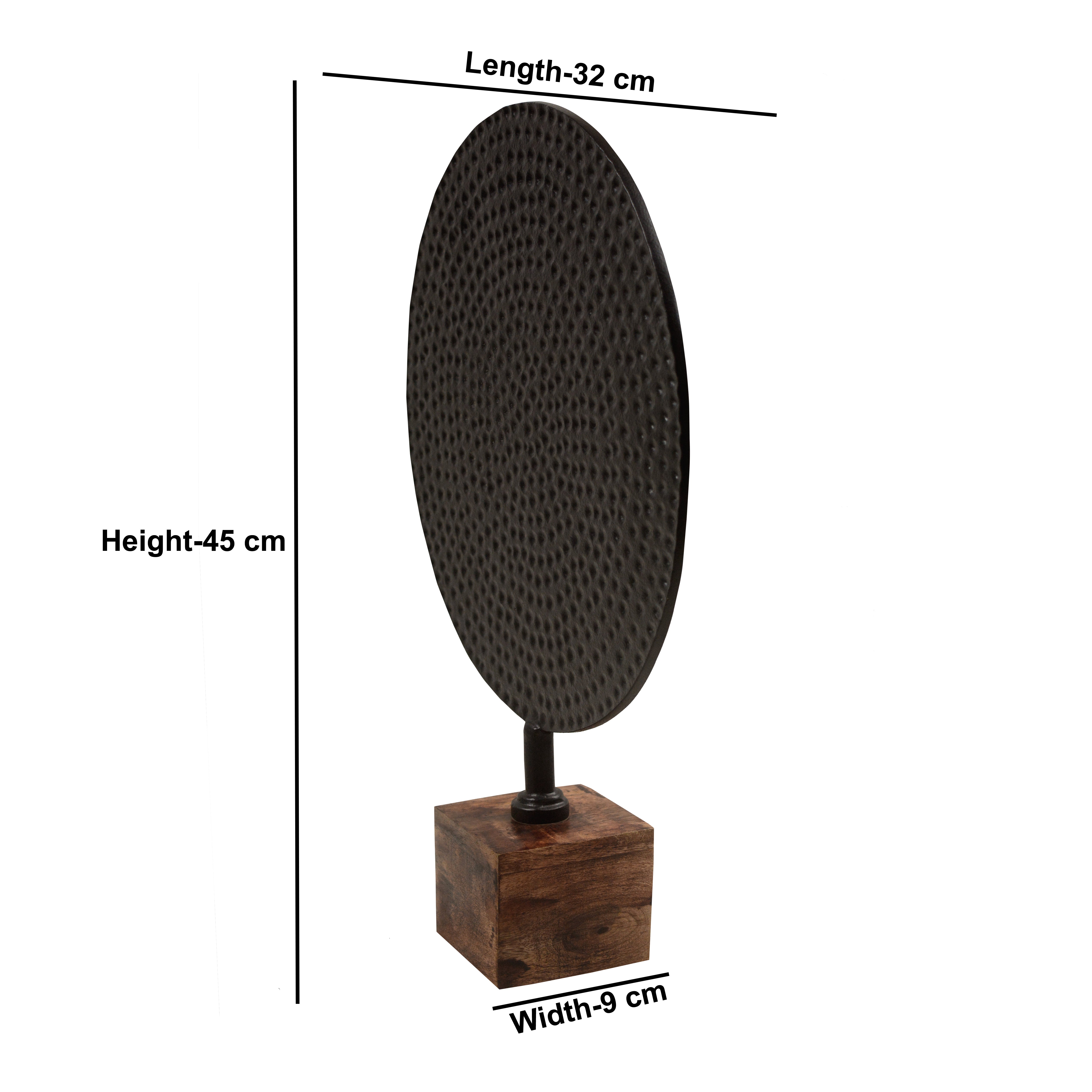 Artisanal Black Décor Object