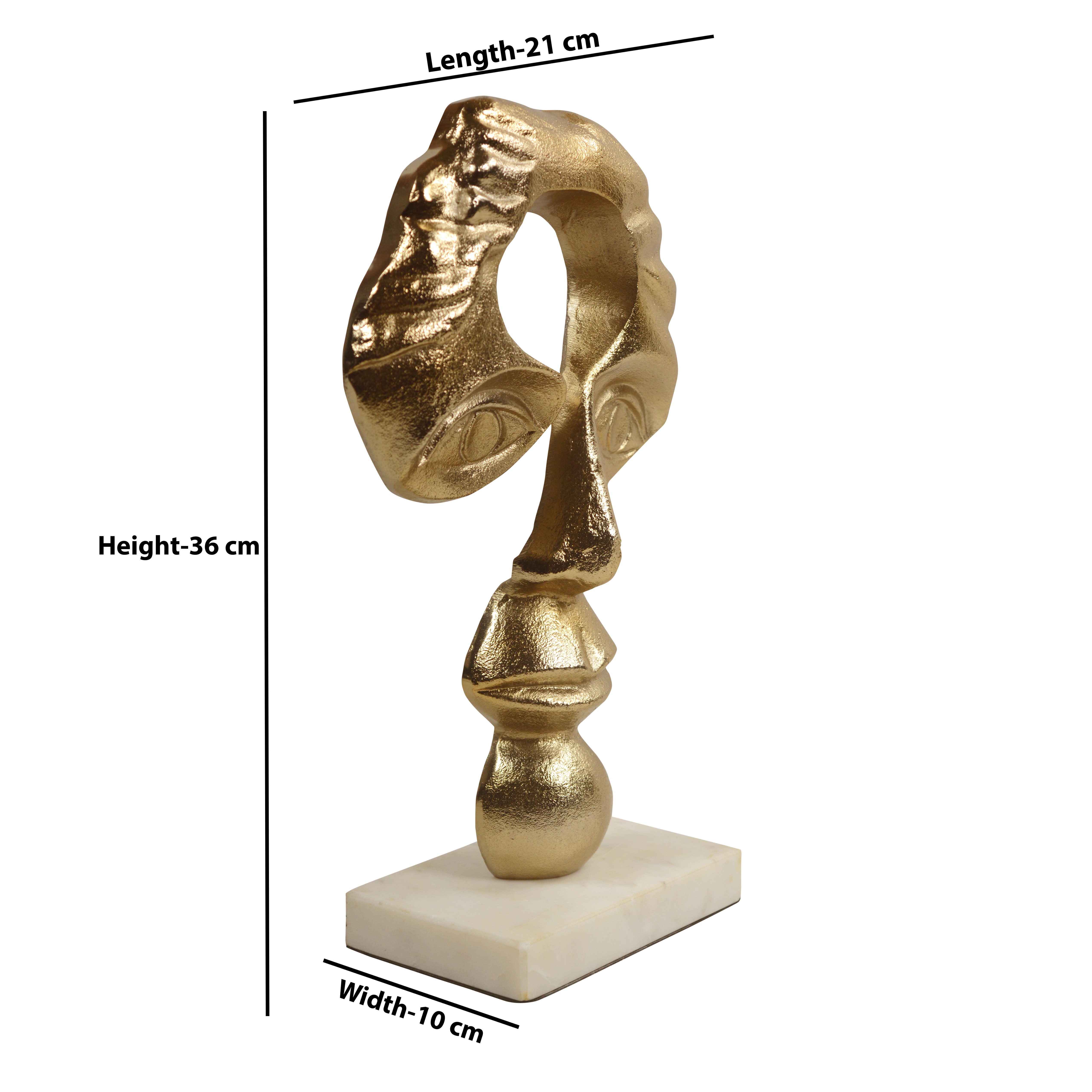 Gold Fragmented Vision Decorative Figurine