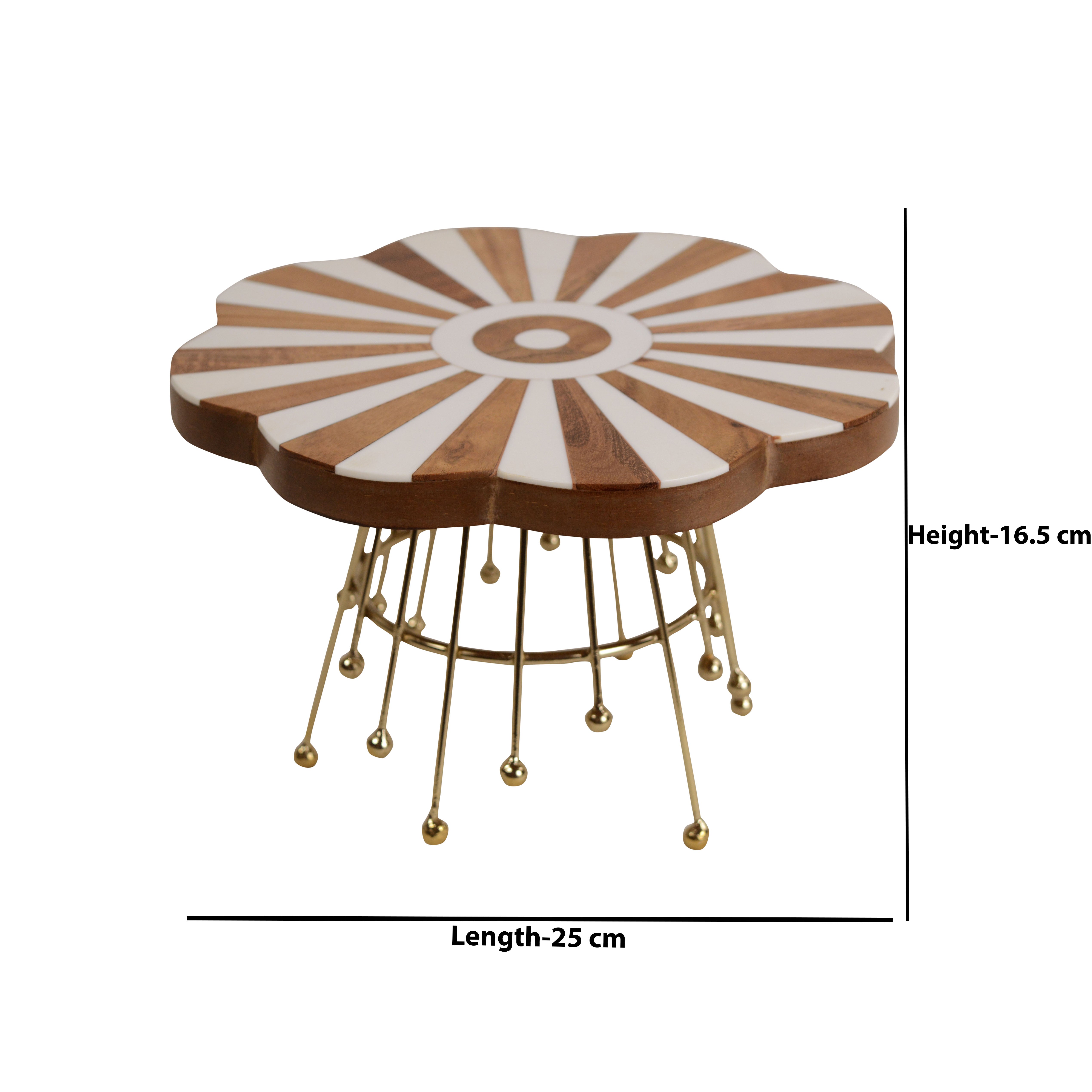 Gold Royal Lift Decorative Cake Stand