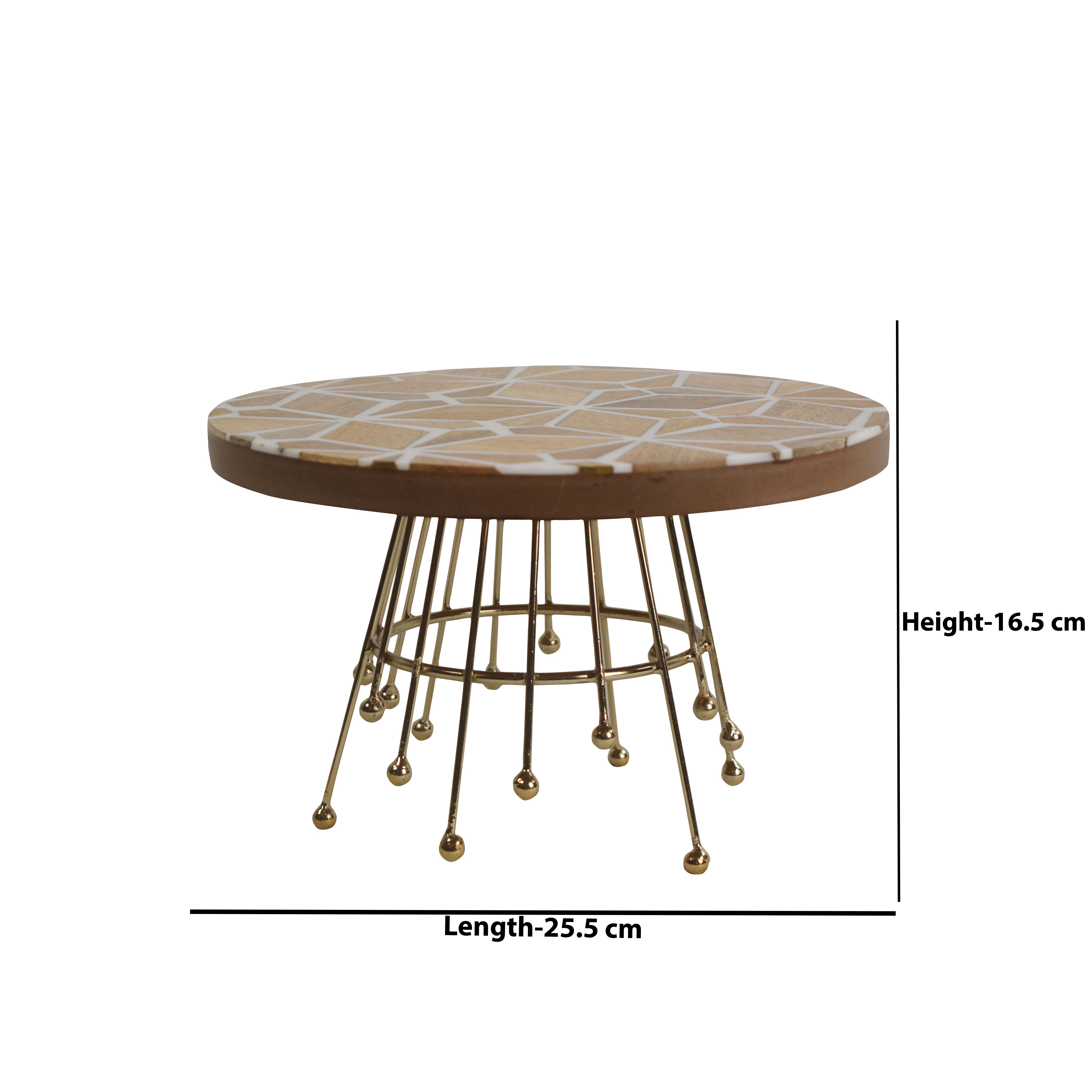 Gold Delight Deck Decorative Cake Stand