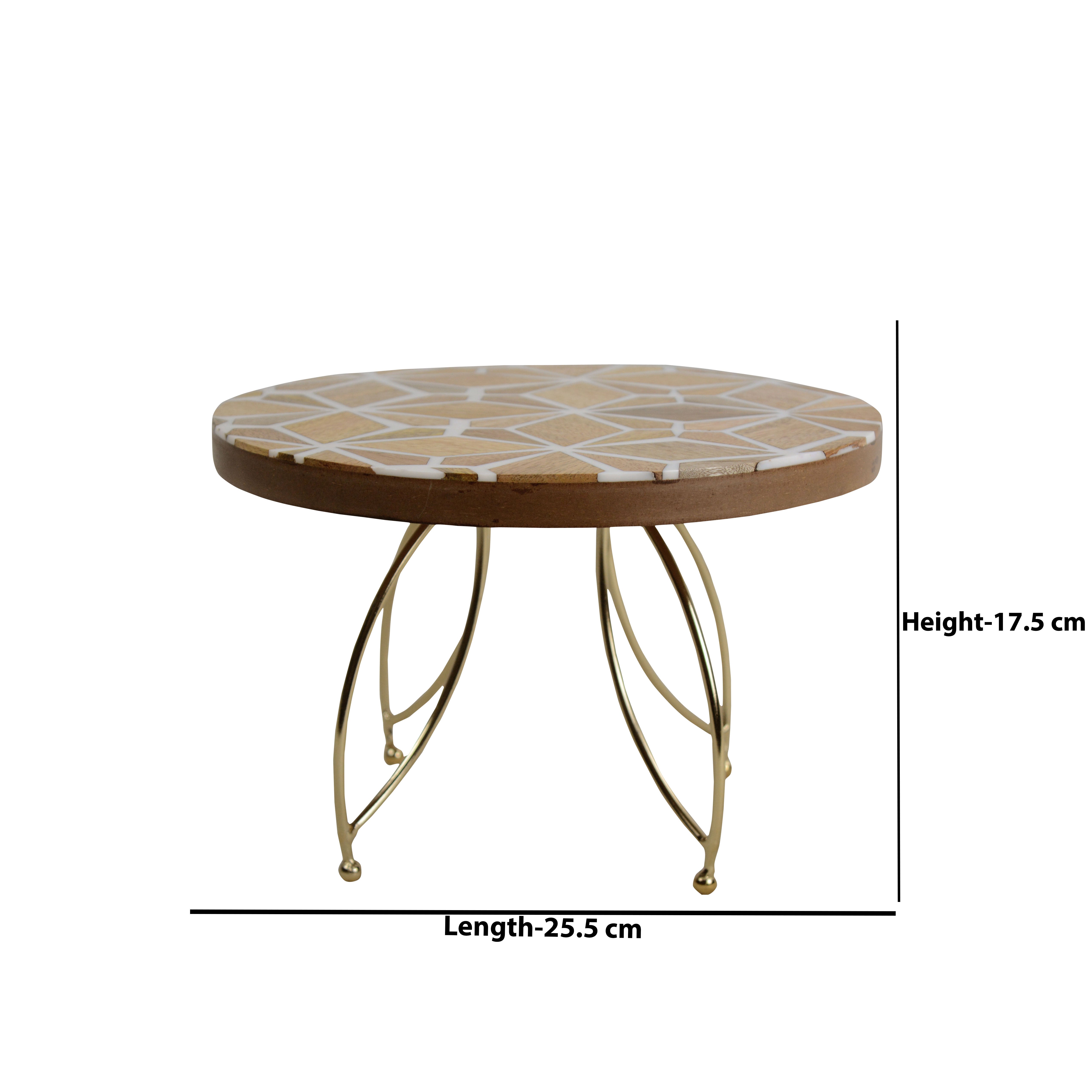 Gold Charm Rise Decorative Cake Stand