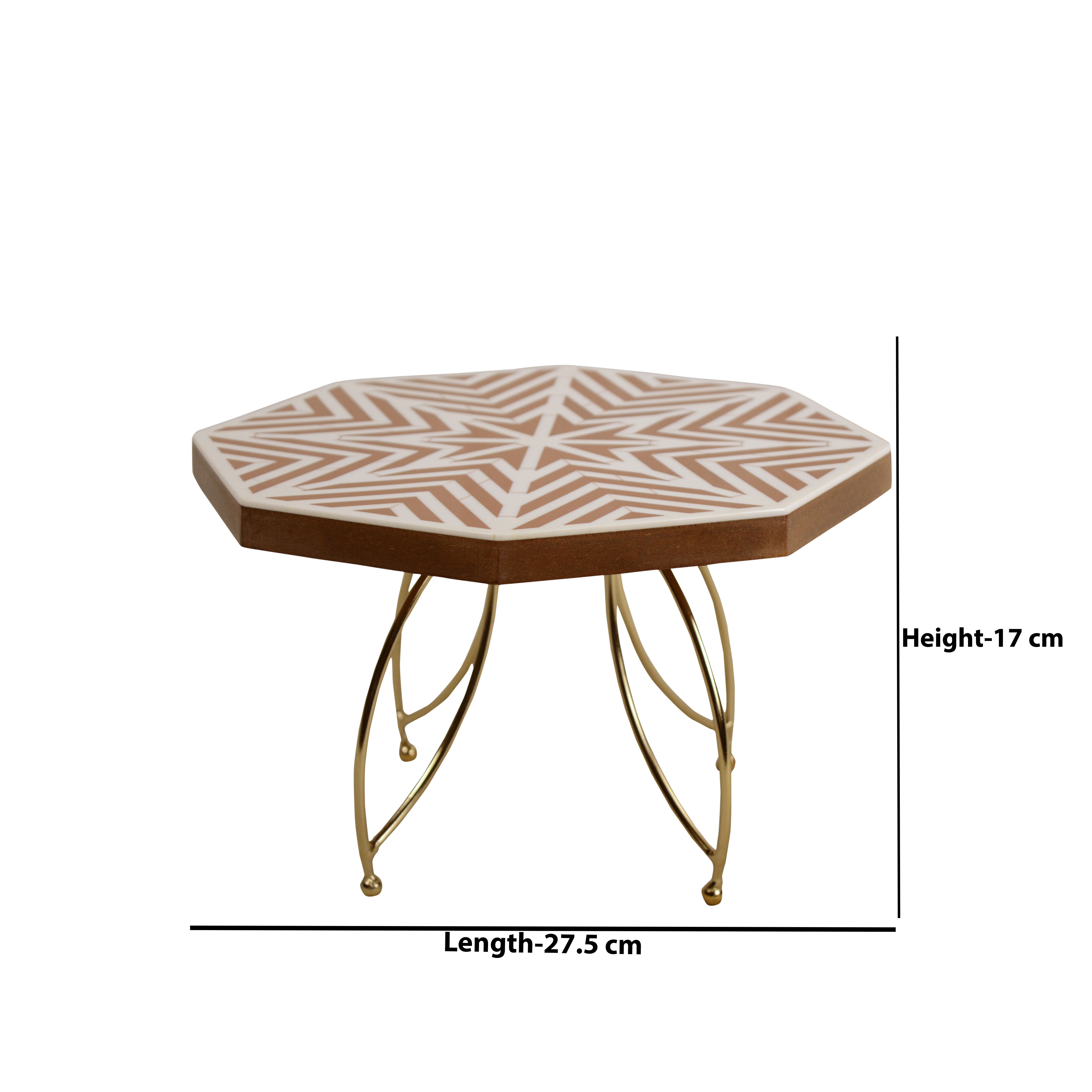 Gold Savor Stack Decorative Cake Stand