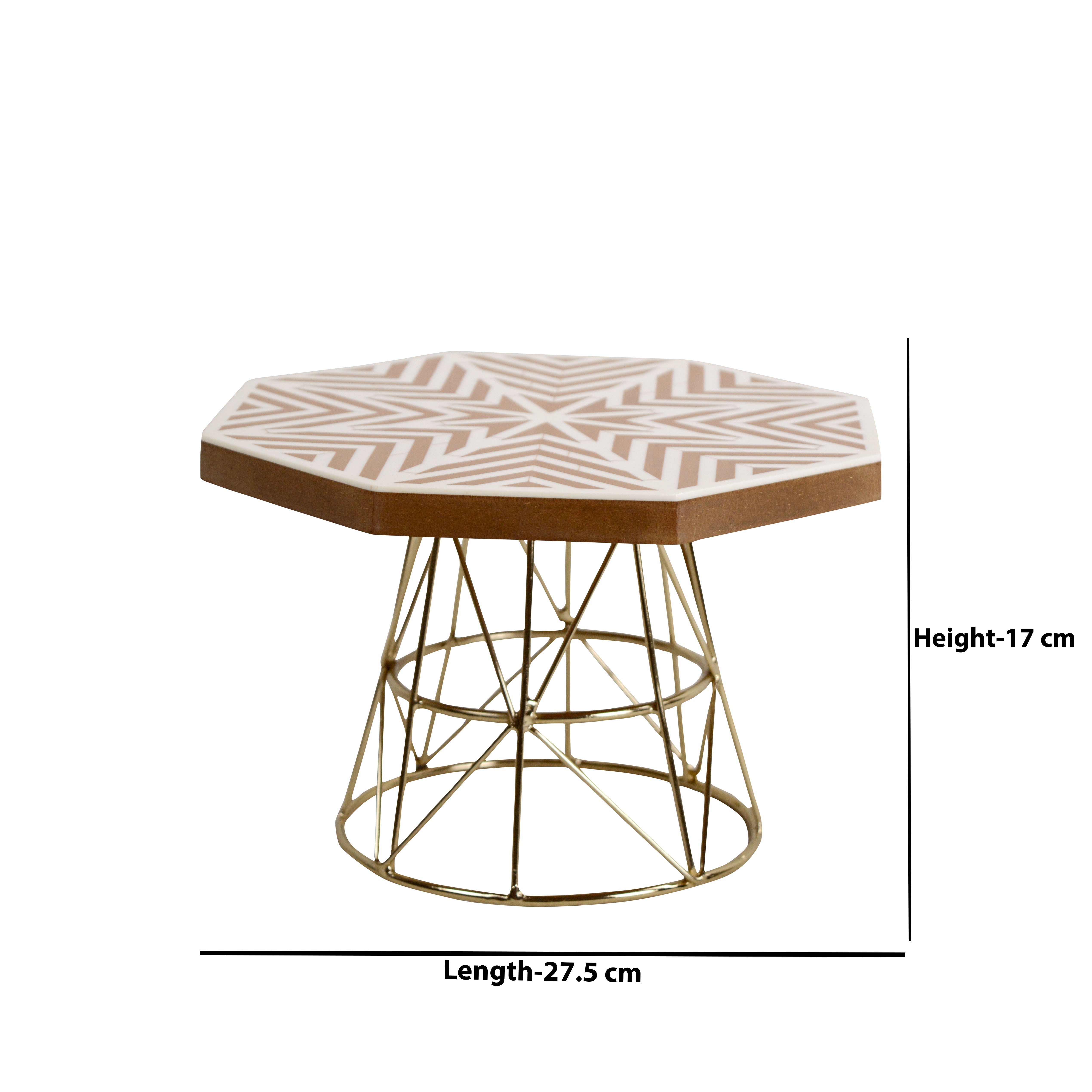 Gold Nova Cradle Decorative Cake Stand