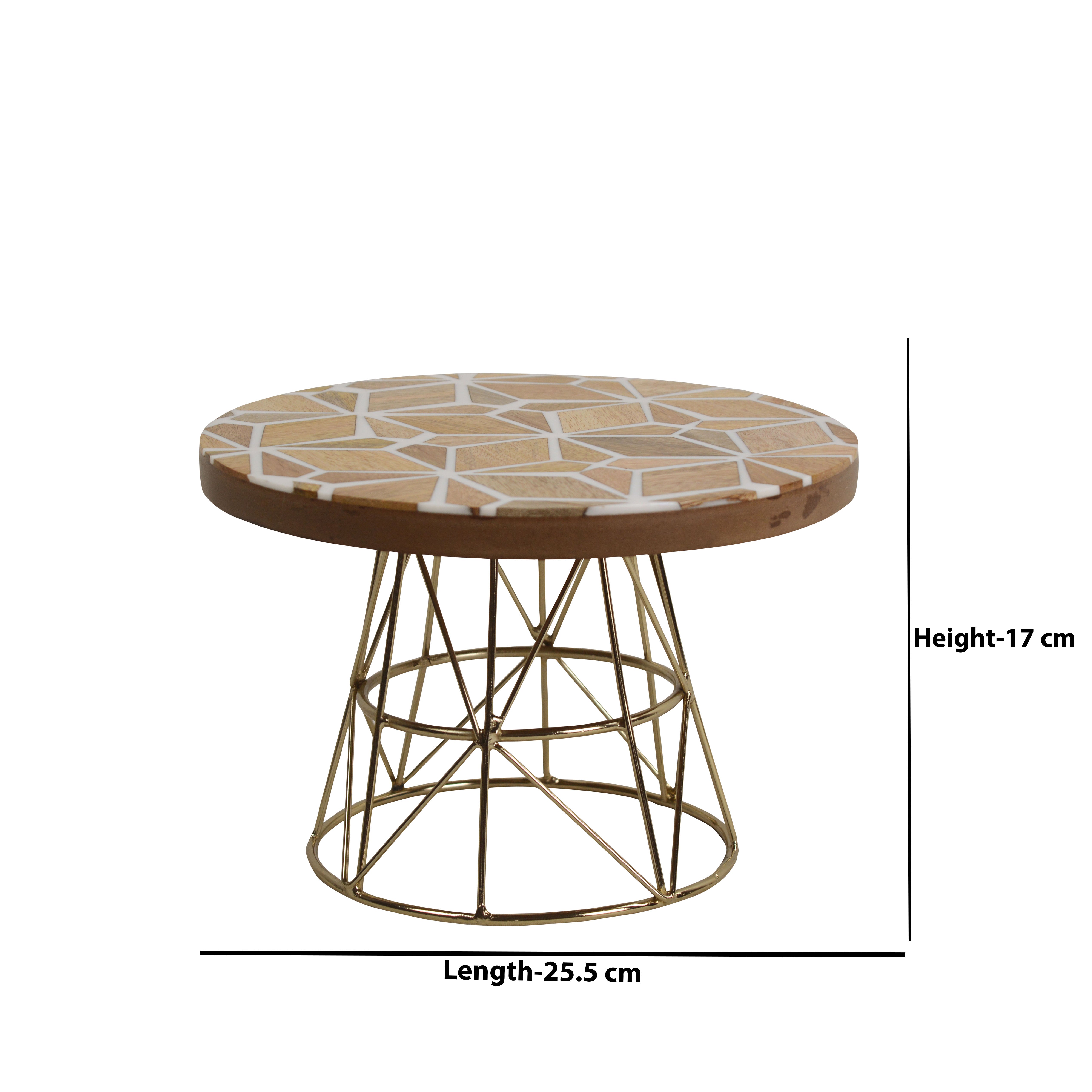 Gold Bliss Stem Decorative Cake Stand
