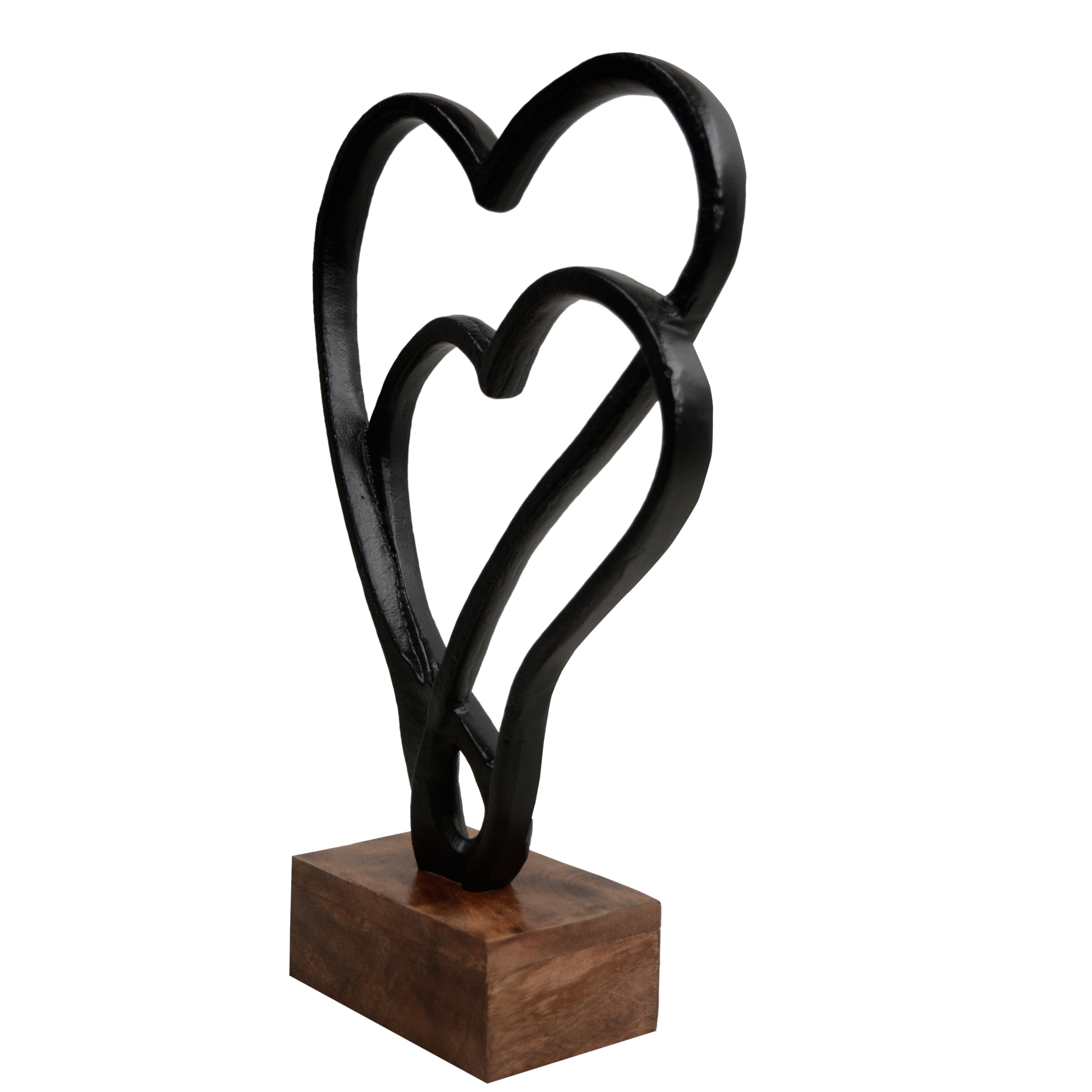 Heartfelt Black Sculpture