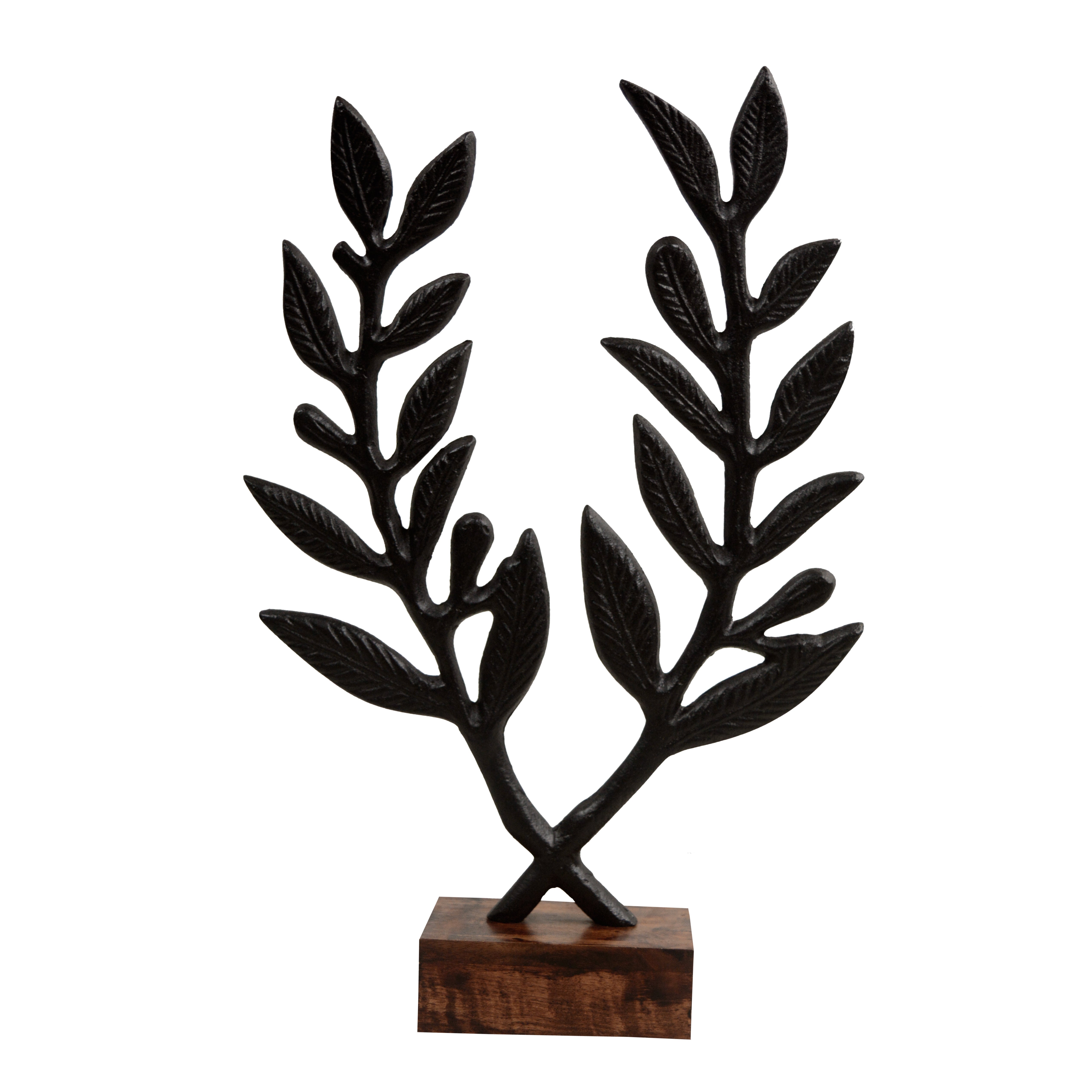 Wreath Black Sculpture