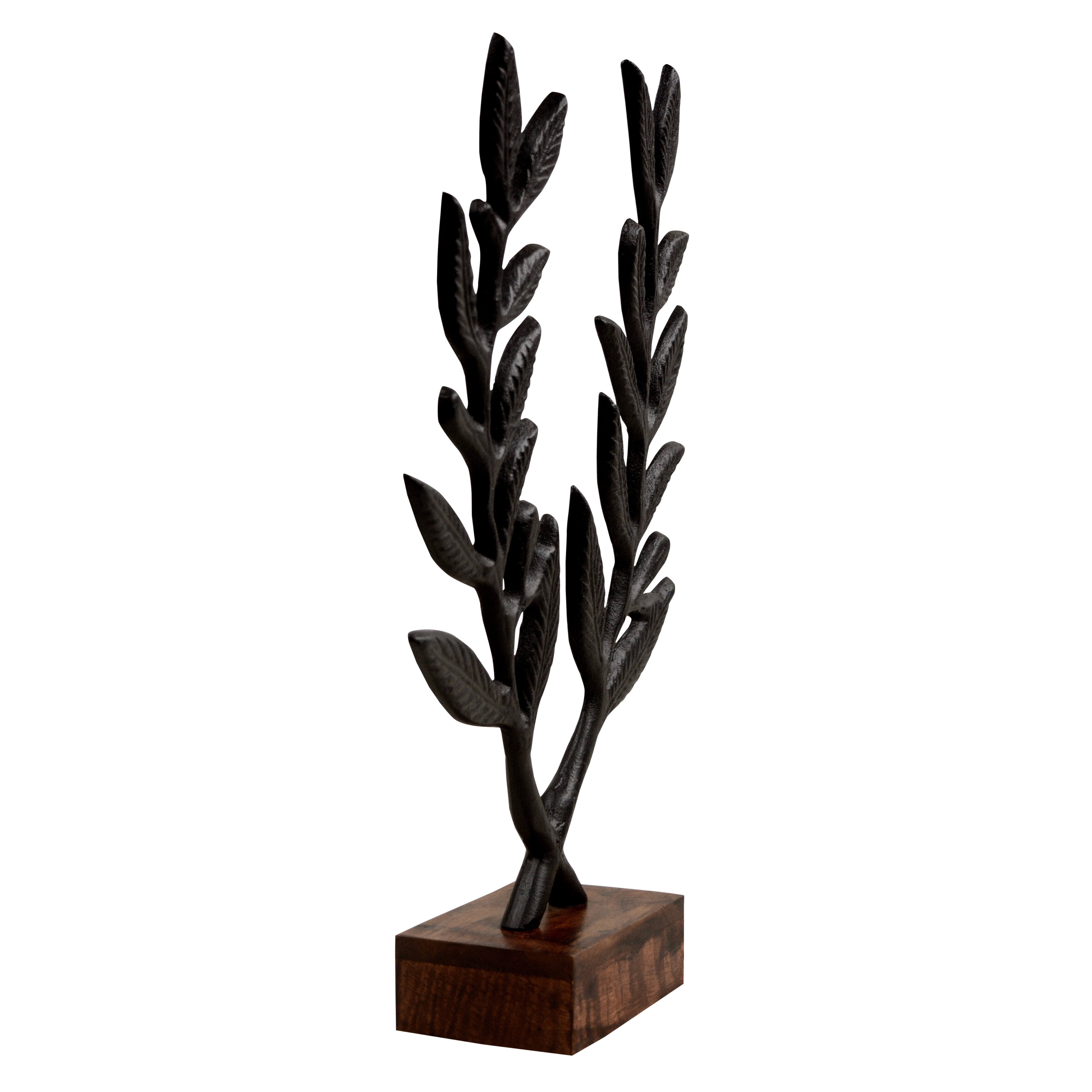 Wreath Black Sculpture