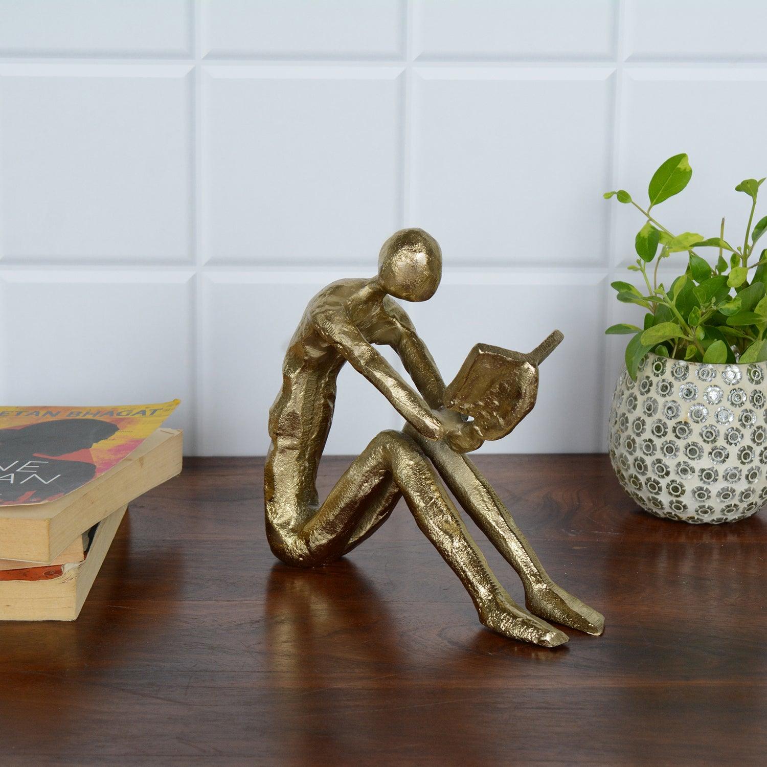 Radient Reads Gold Decor Figurine