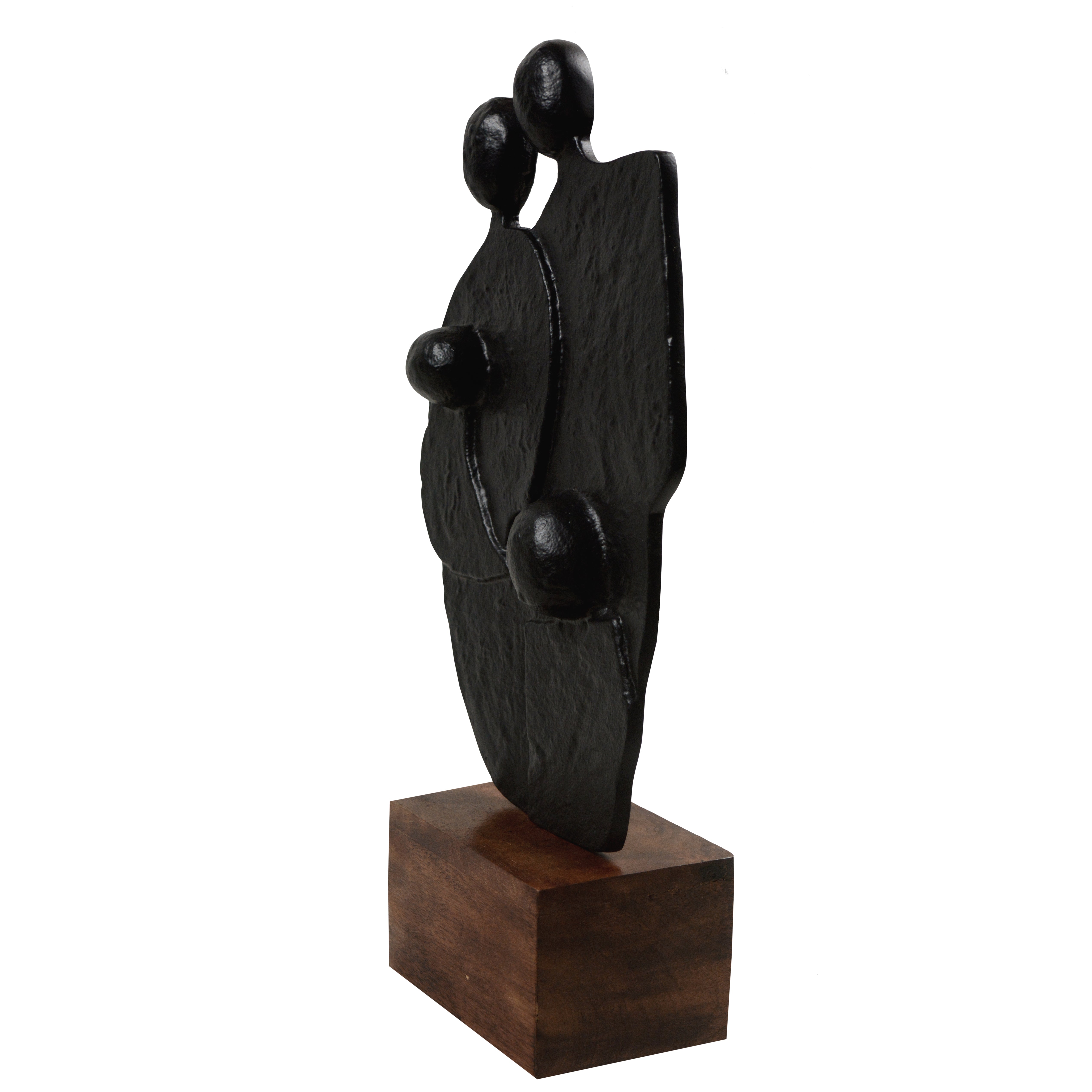 Cherish Family Black Figurine