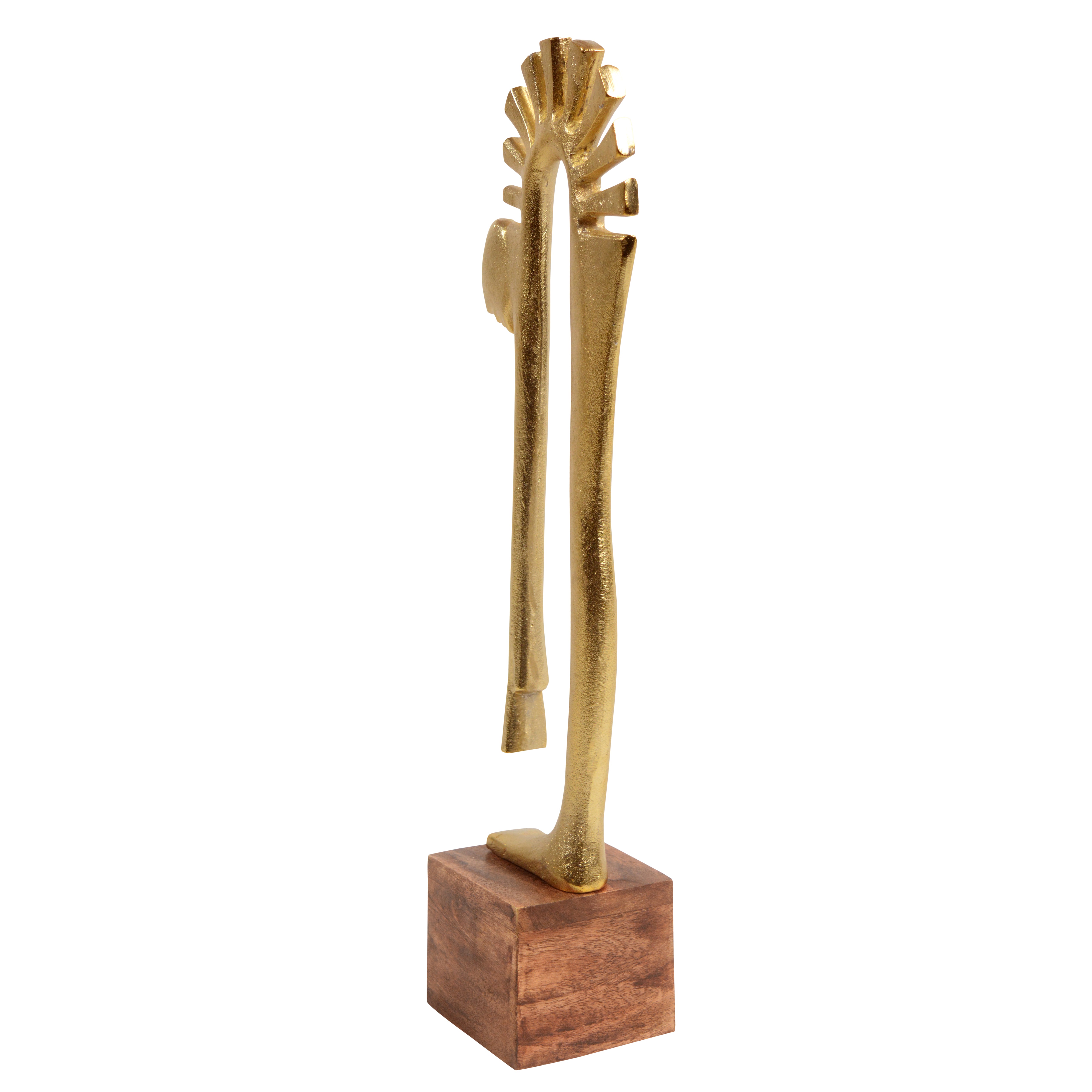 Gold Flex BendMan Decorative Figurine