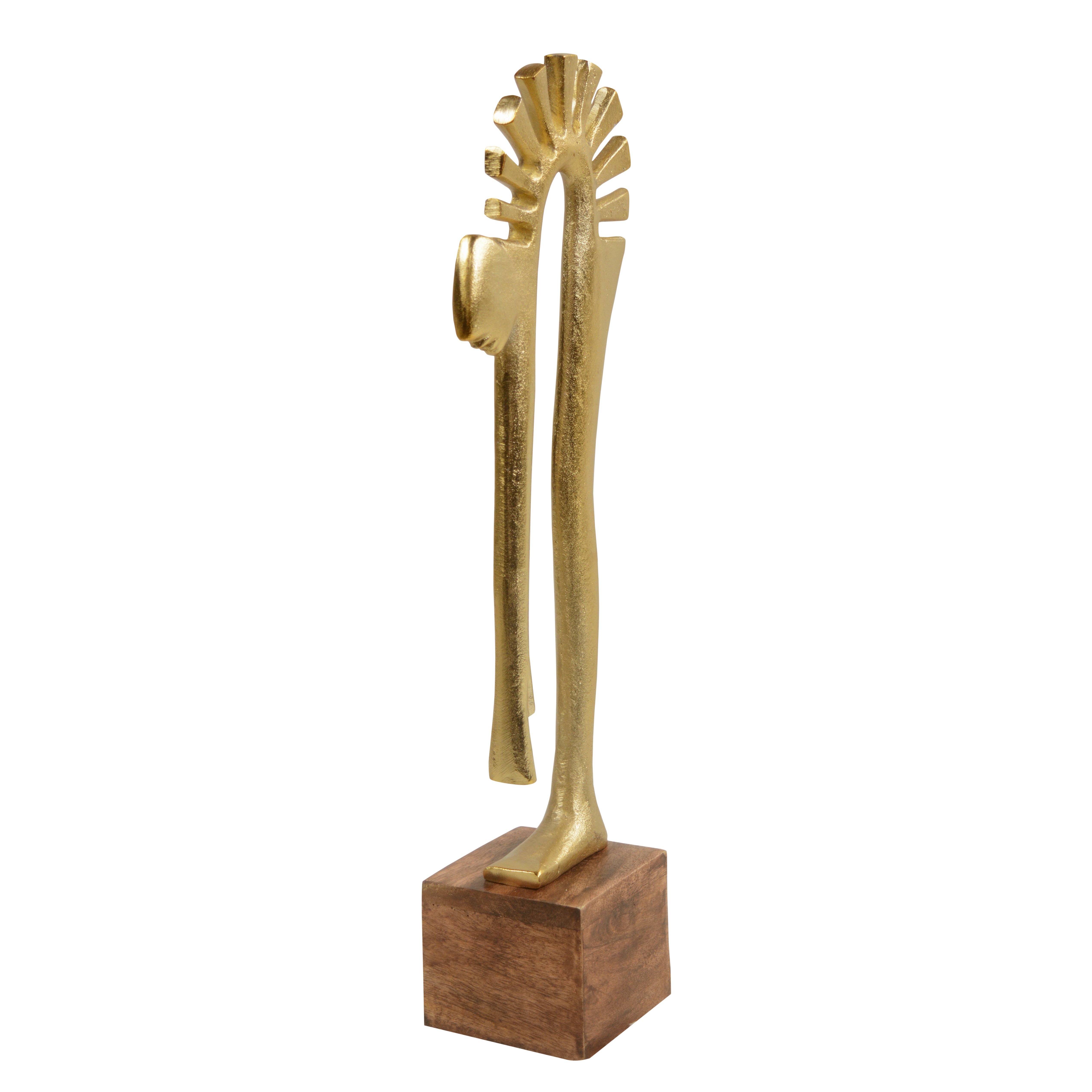 Gold Flex BendMan Decorative Figurine