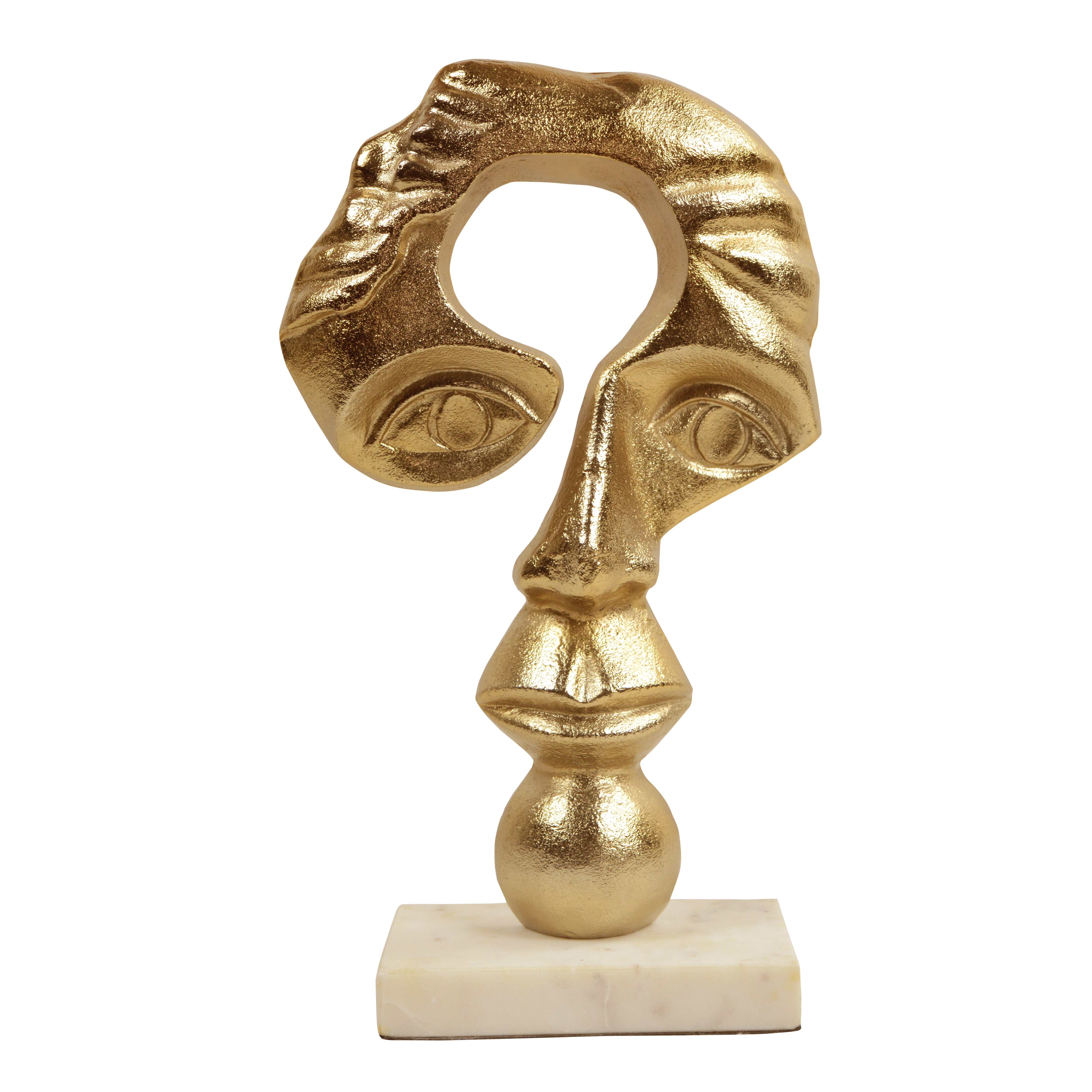 Gold Fragmented Vision Decorative Figurine