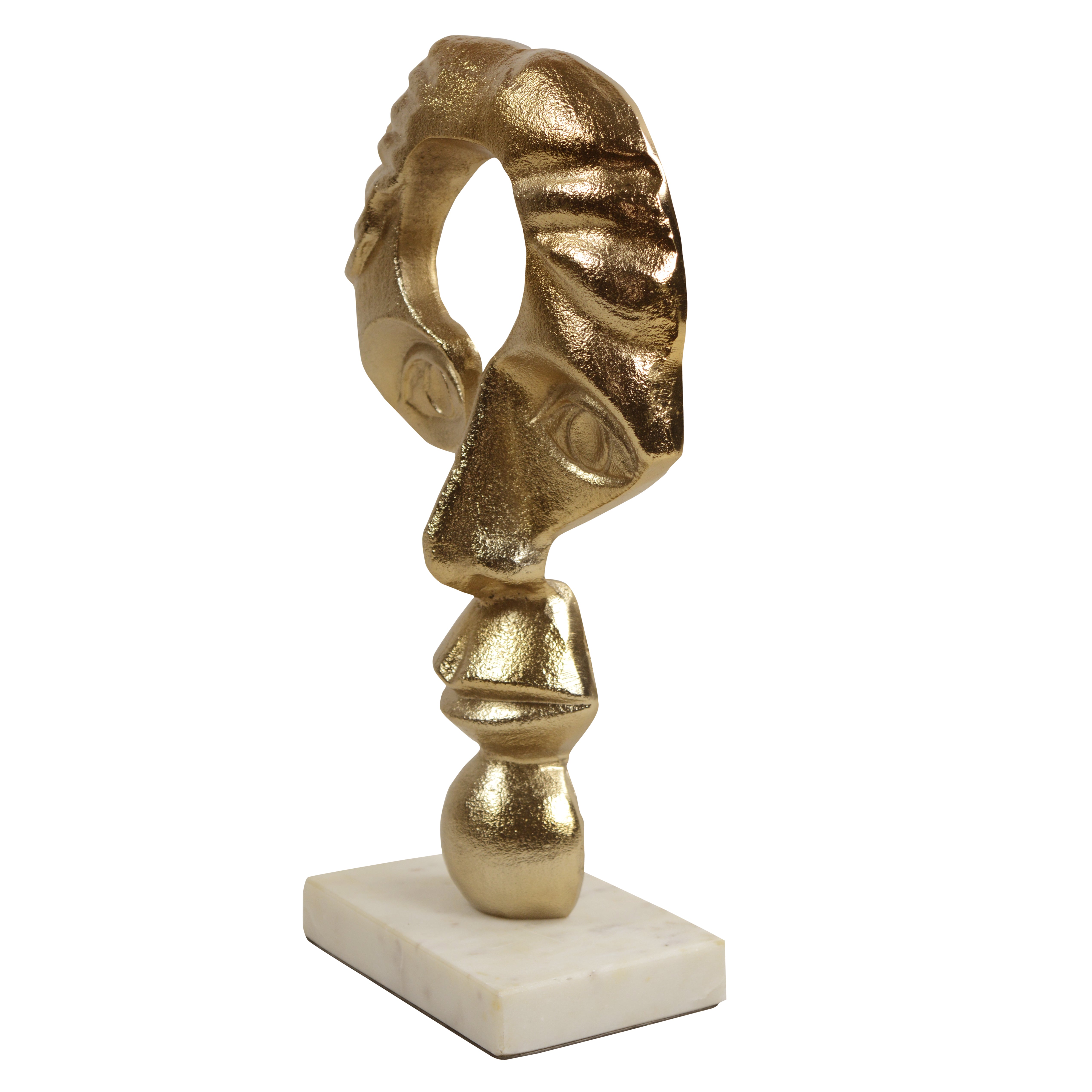 Gold Fragmented Vision Decorative Figurine