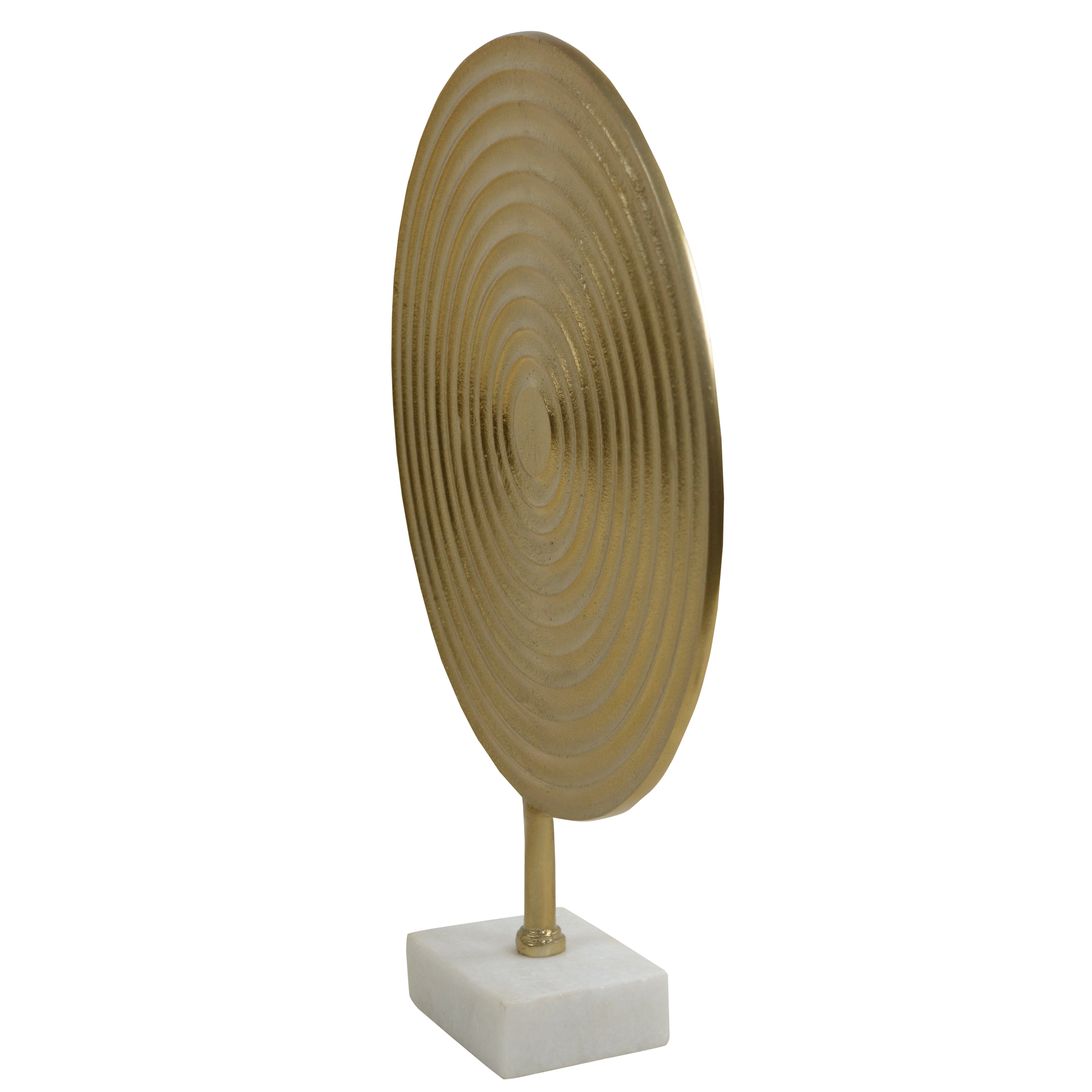 Golden Sacred Spiral Decorative Showpiece