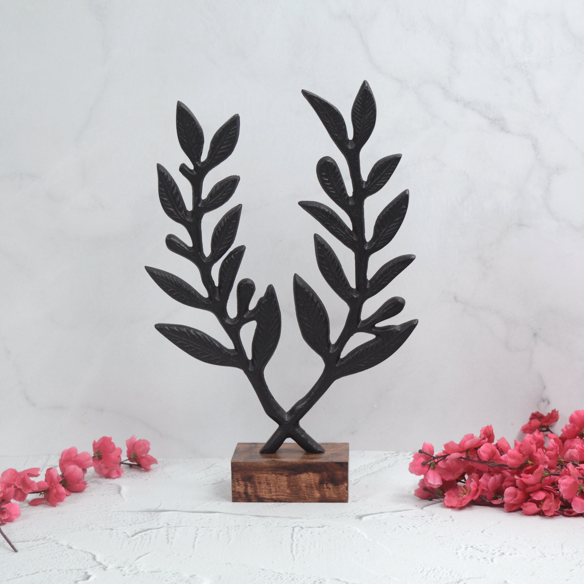 Wreath Black Sculpture