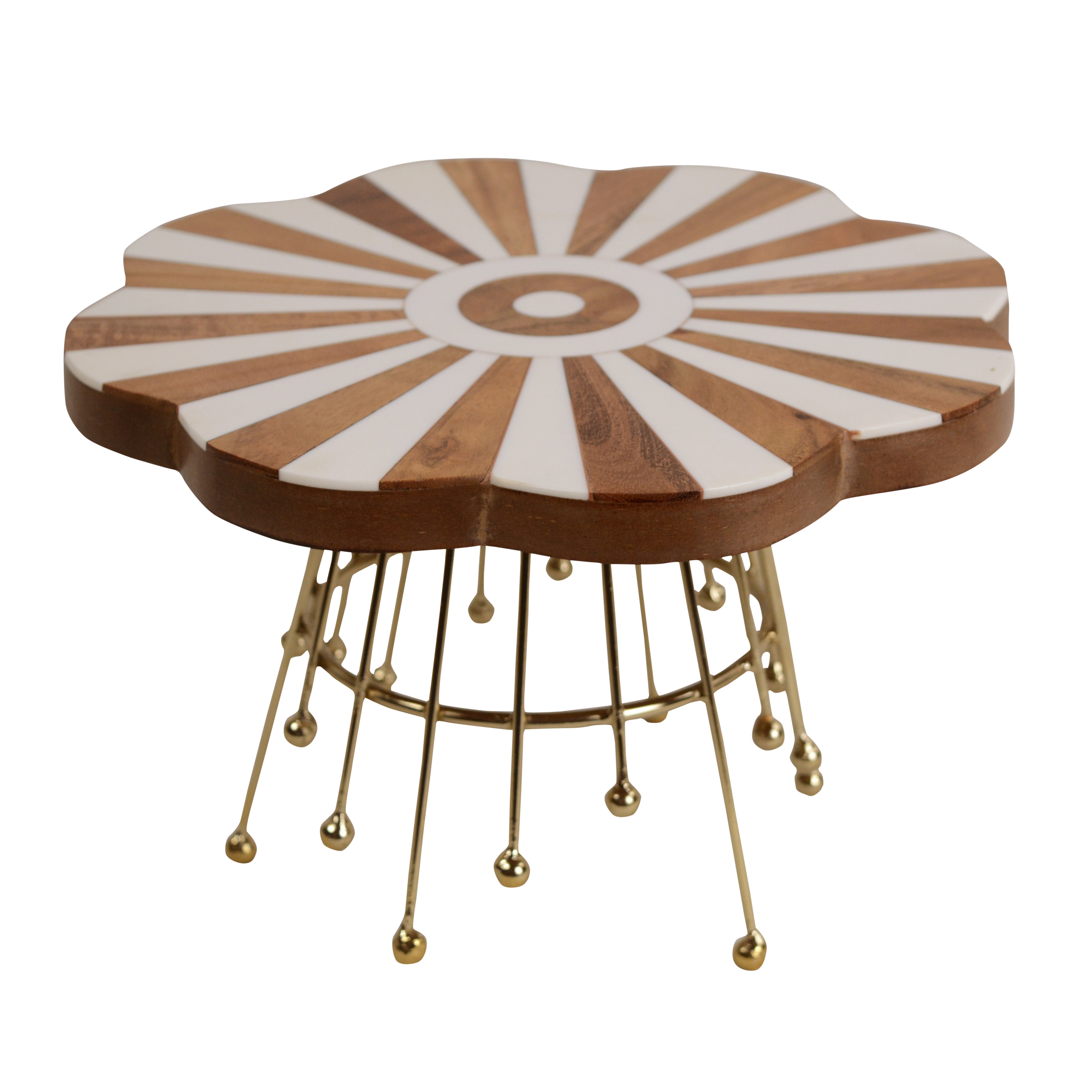 Gold Royal Lift Decorative Cake Stand