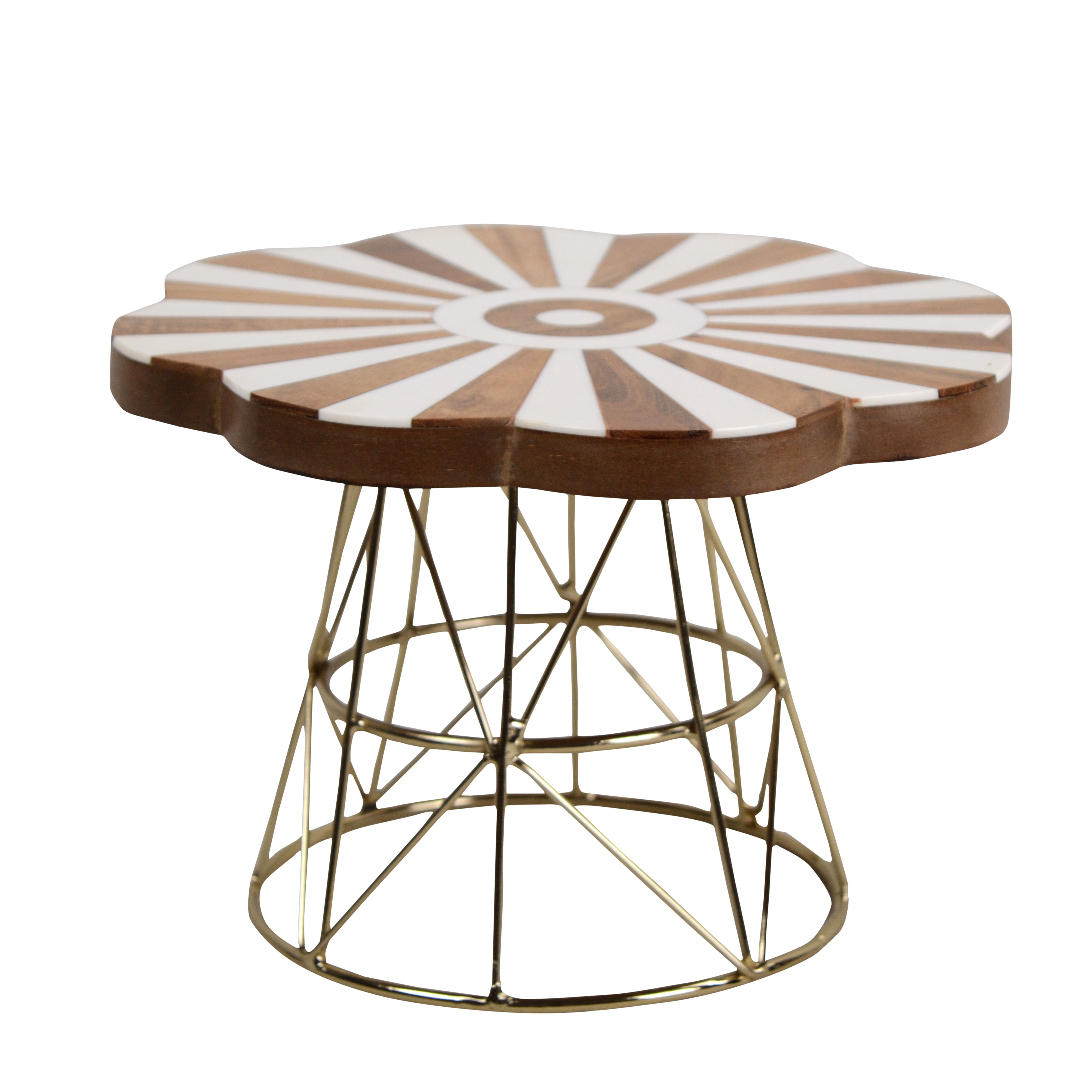 Gold Naked Bloom Decorative Cake Stand