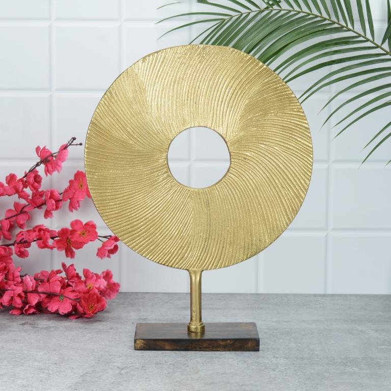 Gold  SereniCircle Decorative Object