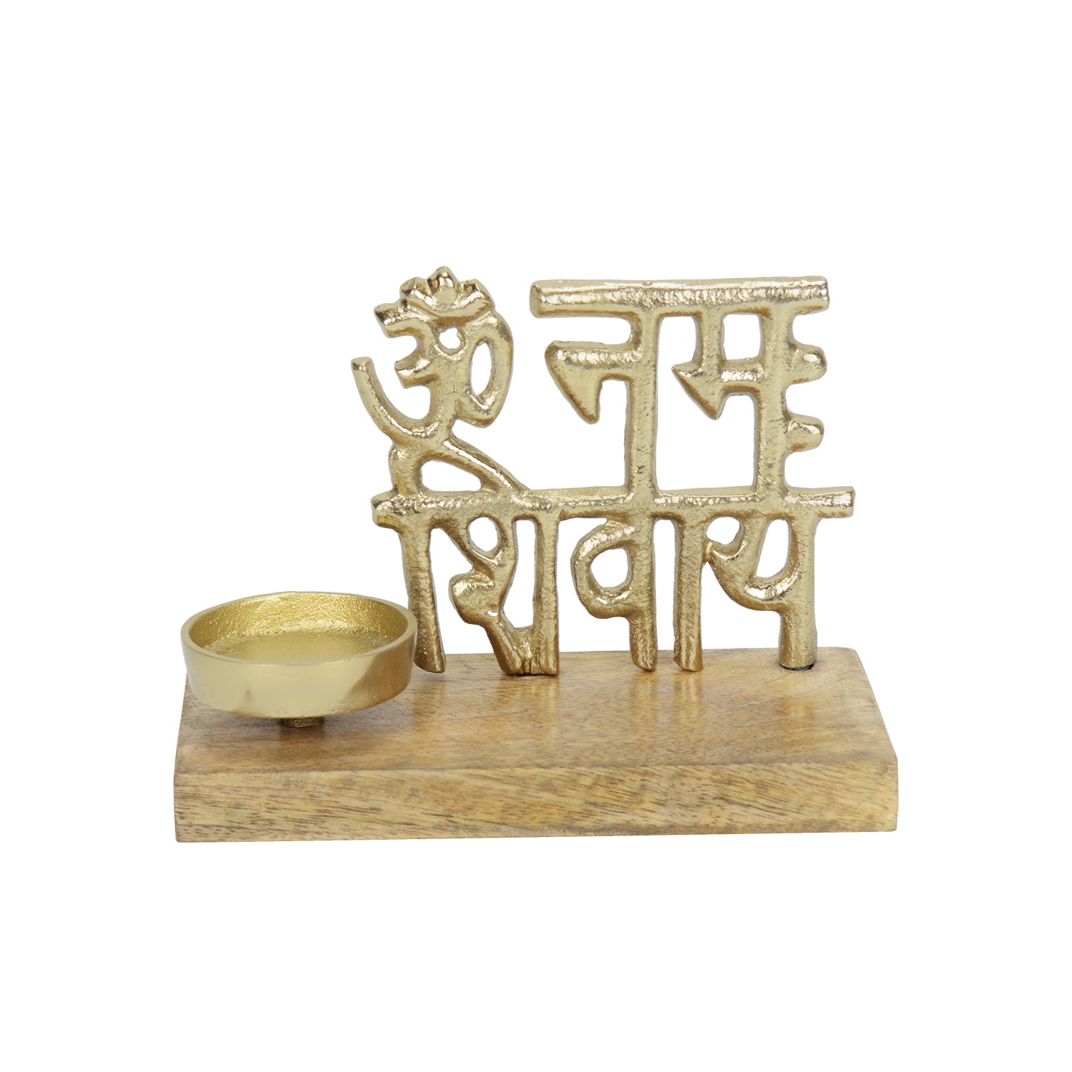 Om Festive Candle Holder