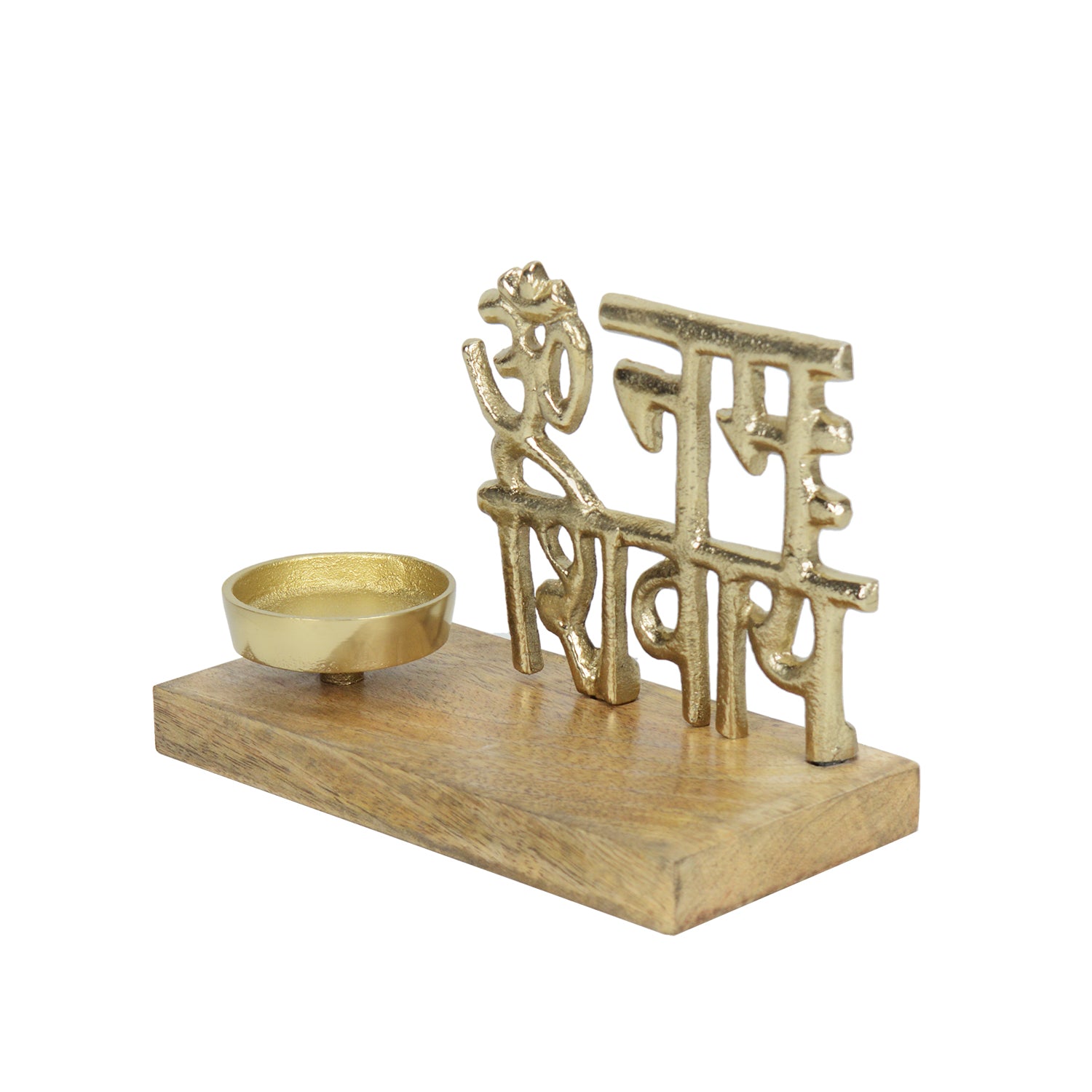 Om Festive Candle Holder