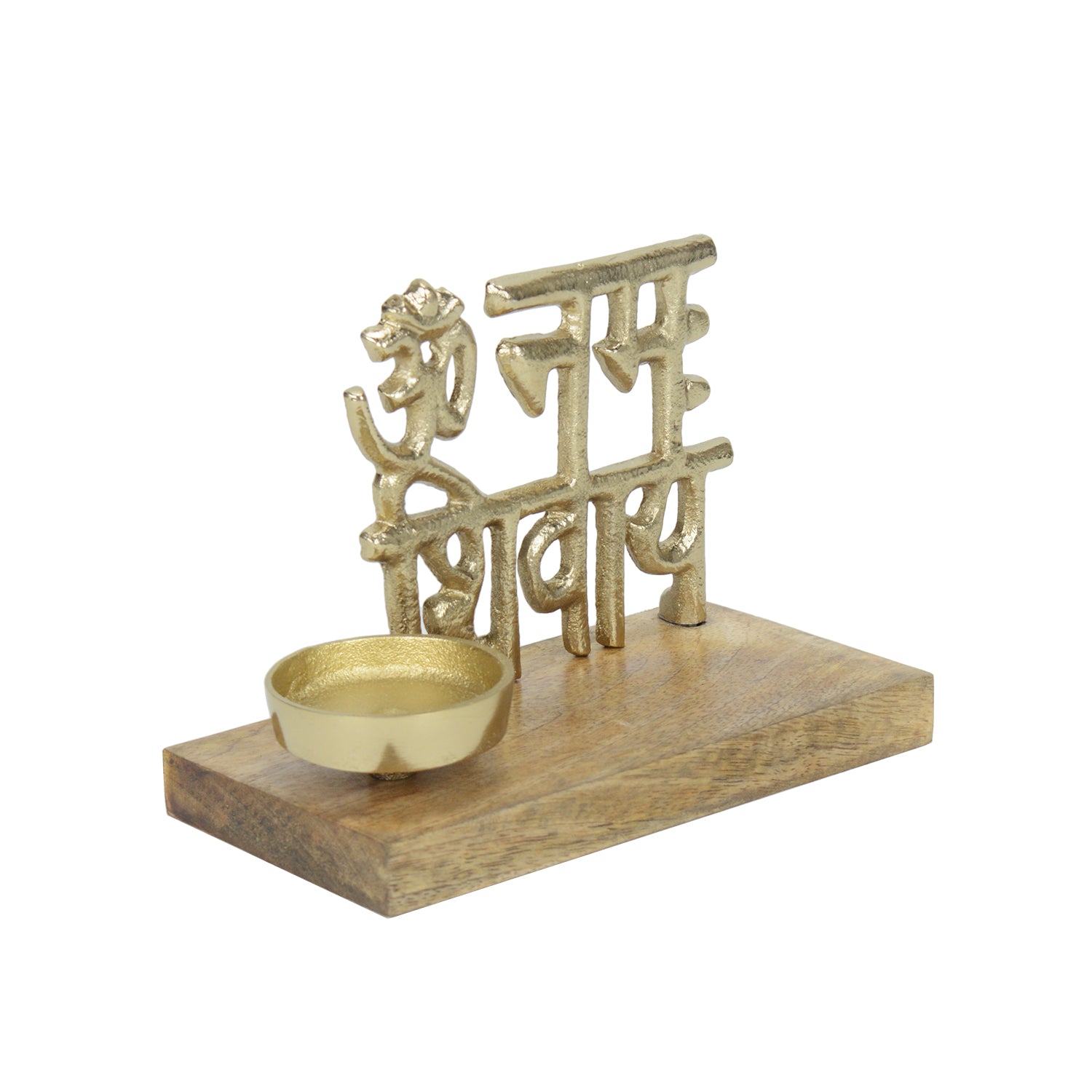 Om Festive Candle Holder