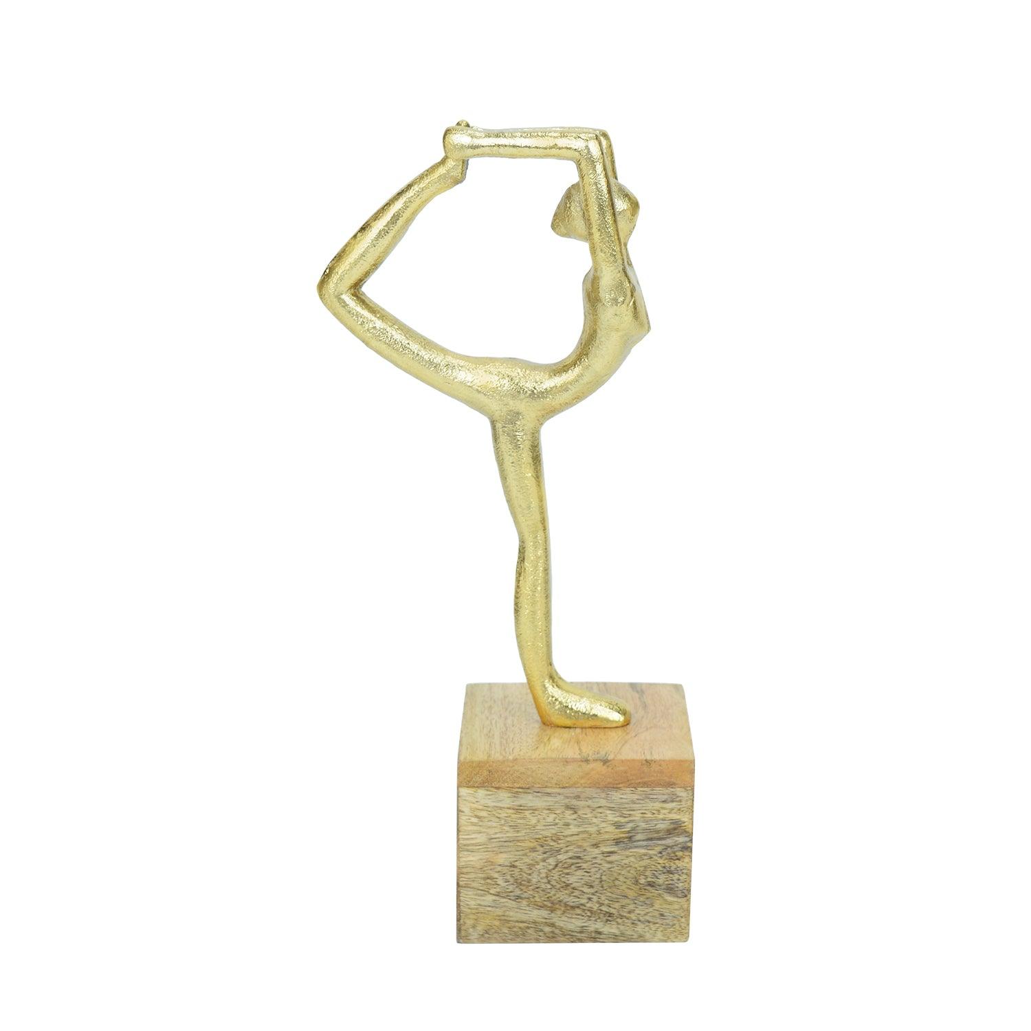 Balanced Blythe Yoga Lady Gold Figurine