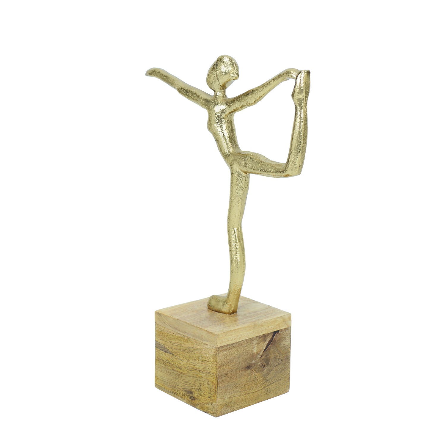 Balanced Bianca Yoga Lady Gold Figurine