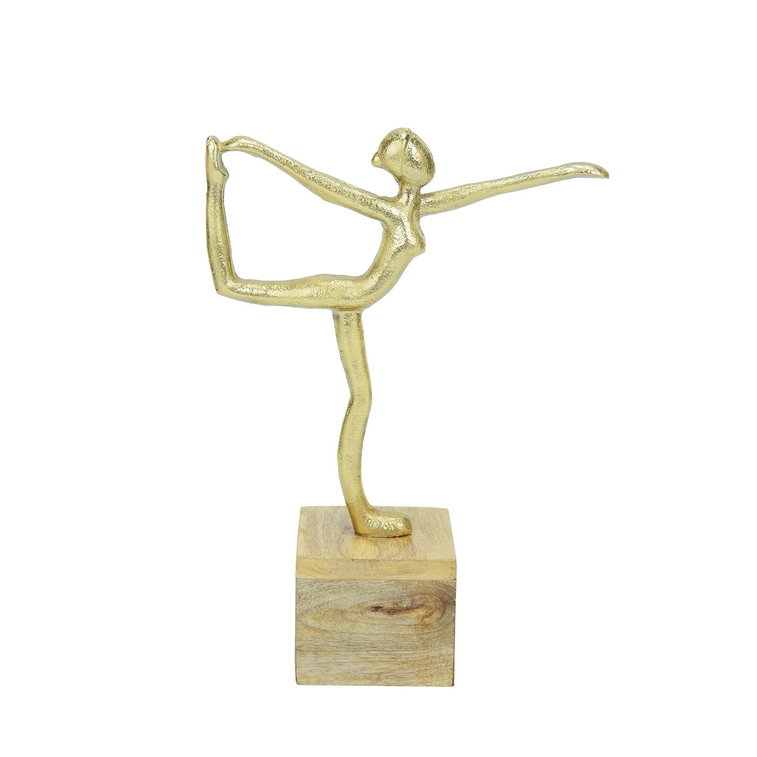 Balanced Bianca Yoga Lady Gold Figurine