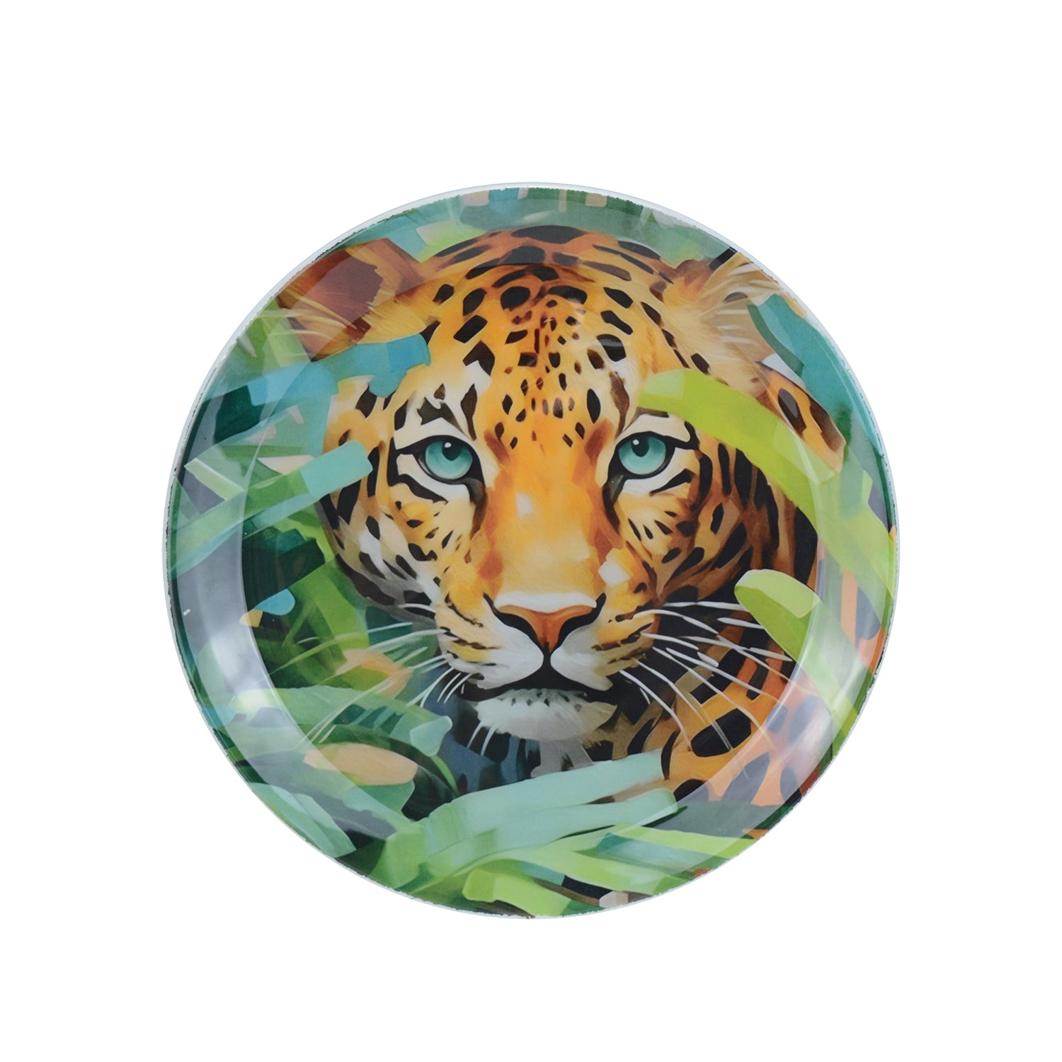 Royal Bengal Tiger Metal Wall Décor Plate