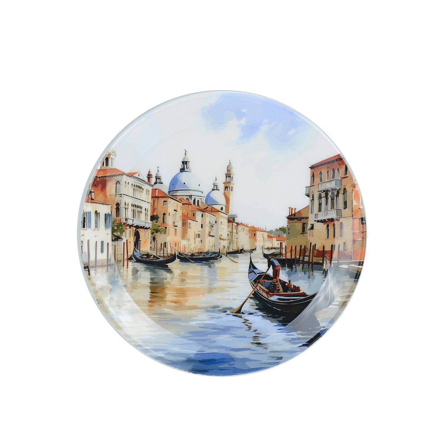 Floating City Venice Metal Wall Décor Plate