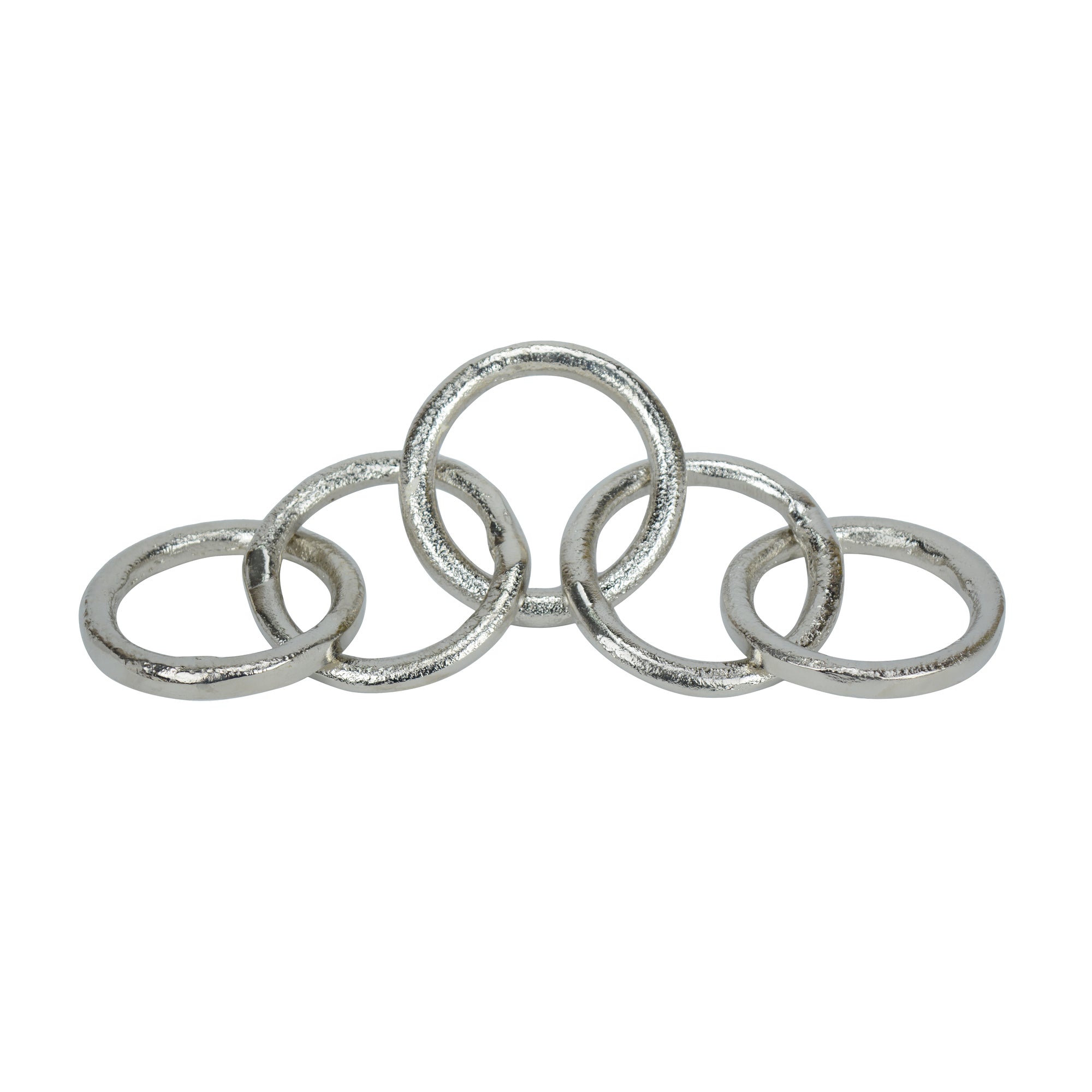 Infinity Bond Circle Chain Showpiece in Silver Finish