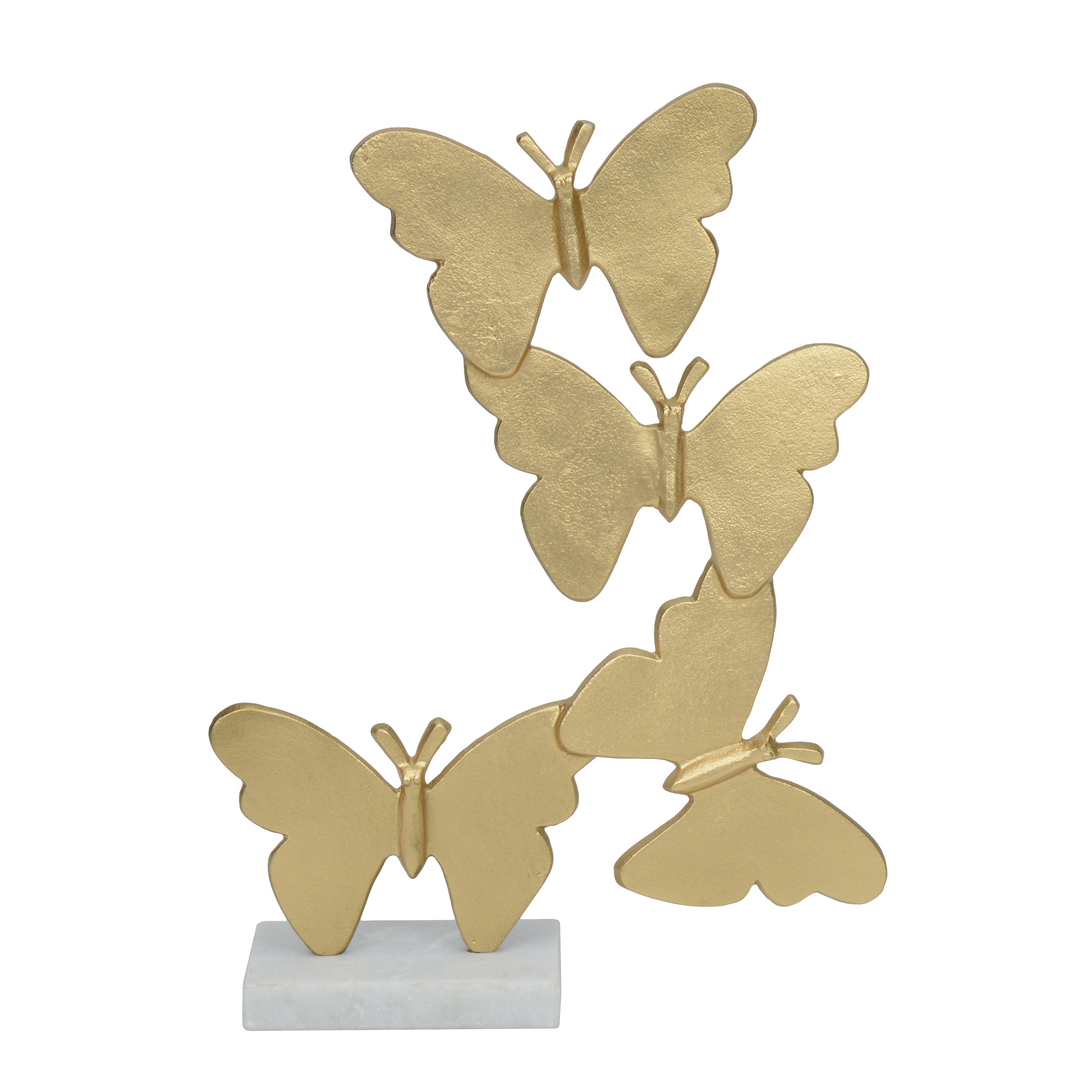 Flutter Gold Butterfly Sculpture