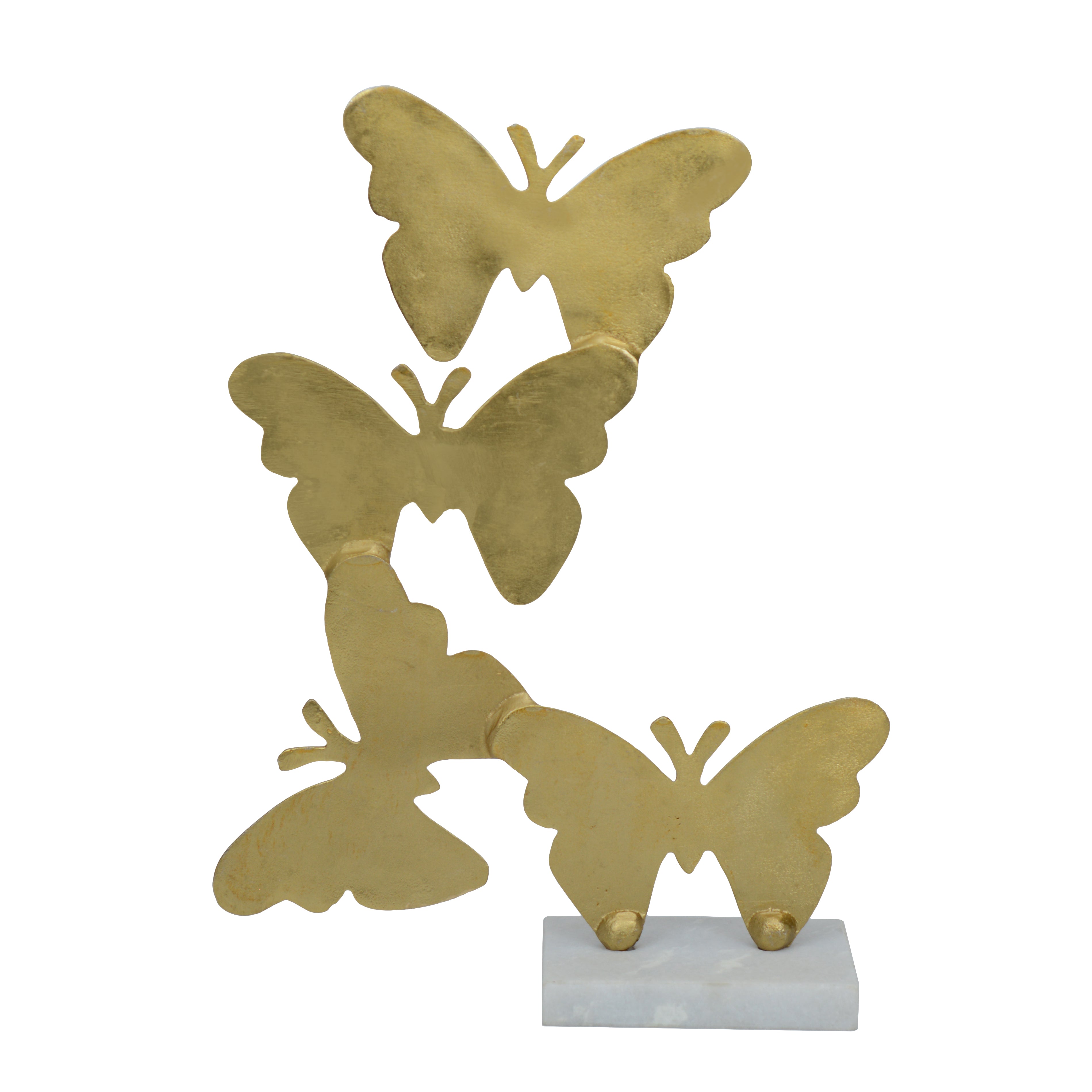 Flutter Gold Butterfly Sculpture