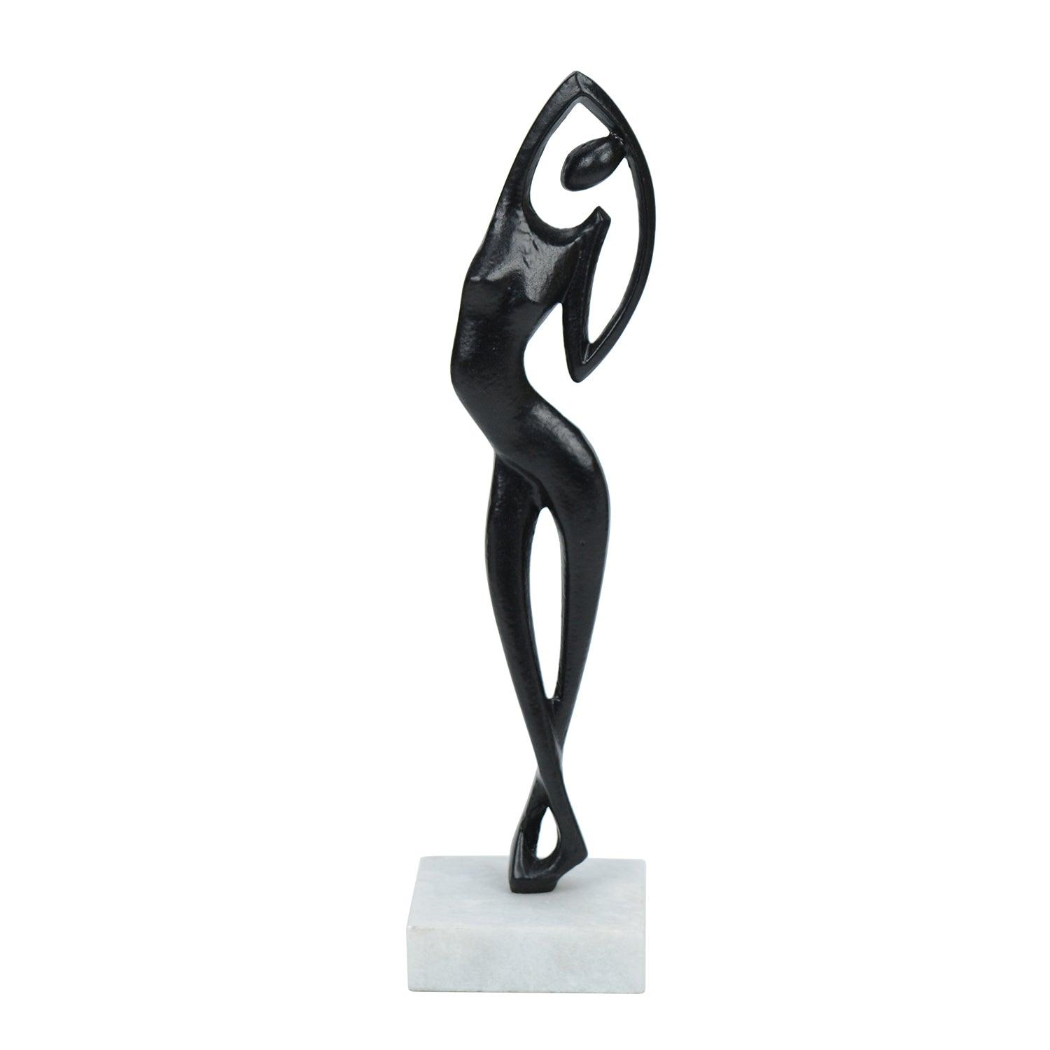 Graceful Flex Black Decor Figurine