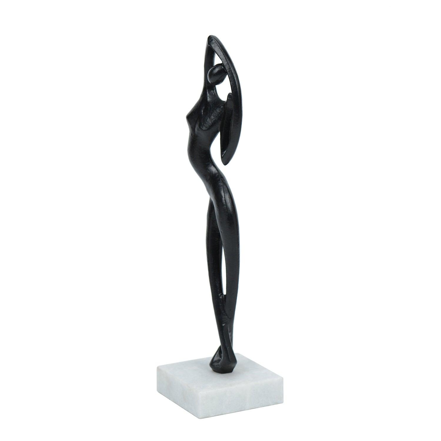 Graceful Flex Black Decor Figurine