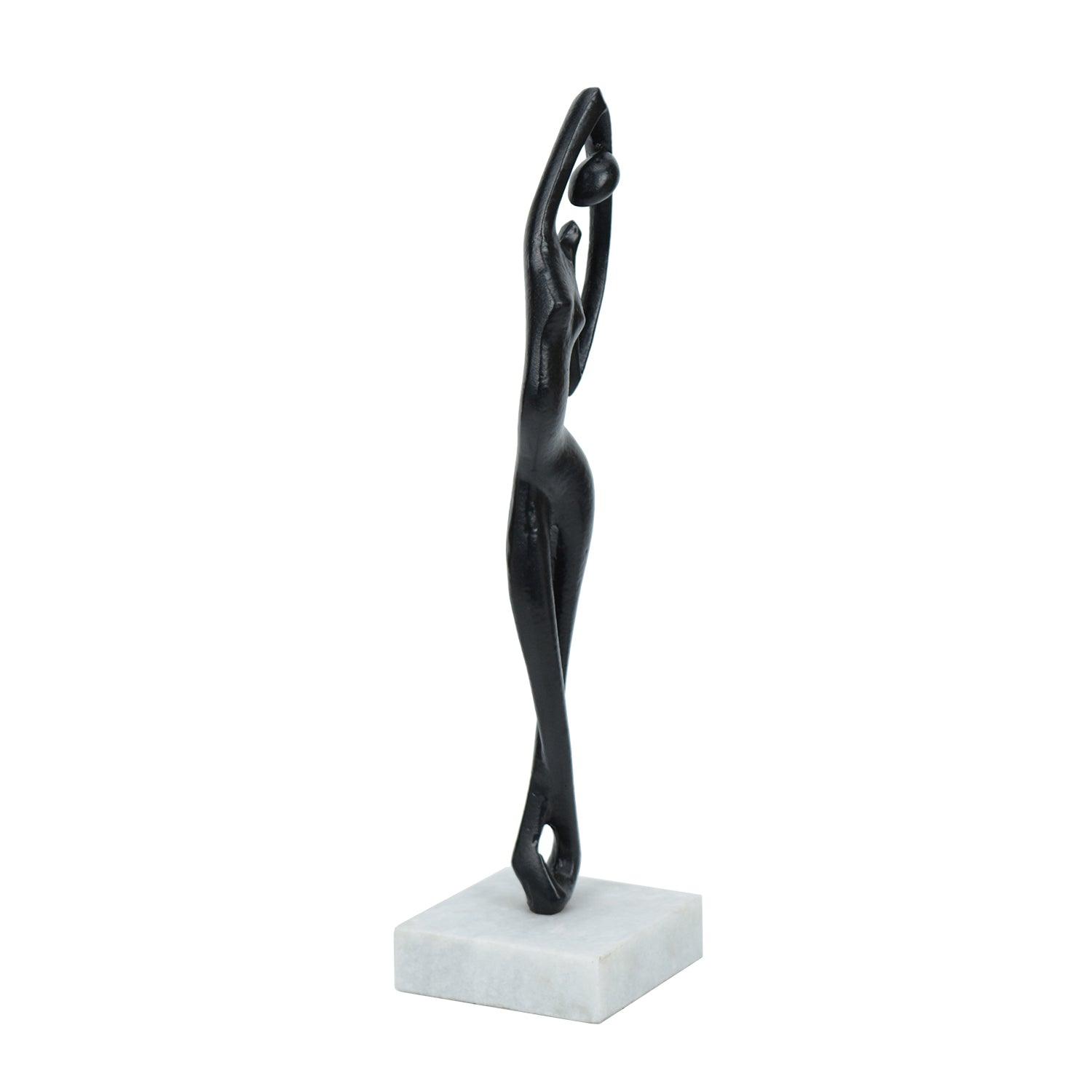 Graceful Flex Black Decor Figurine