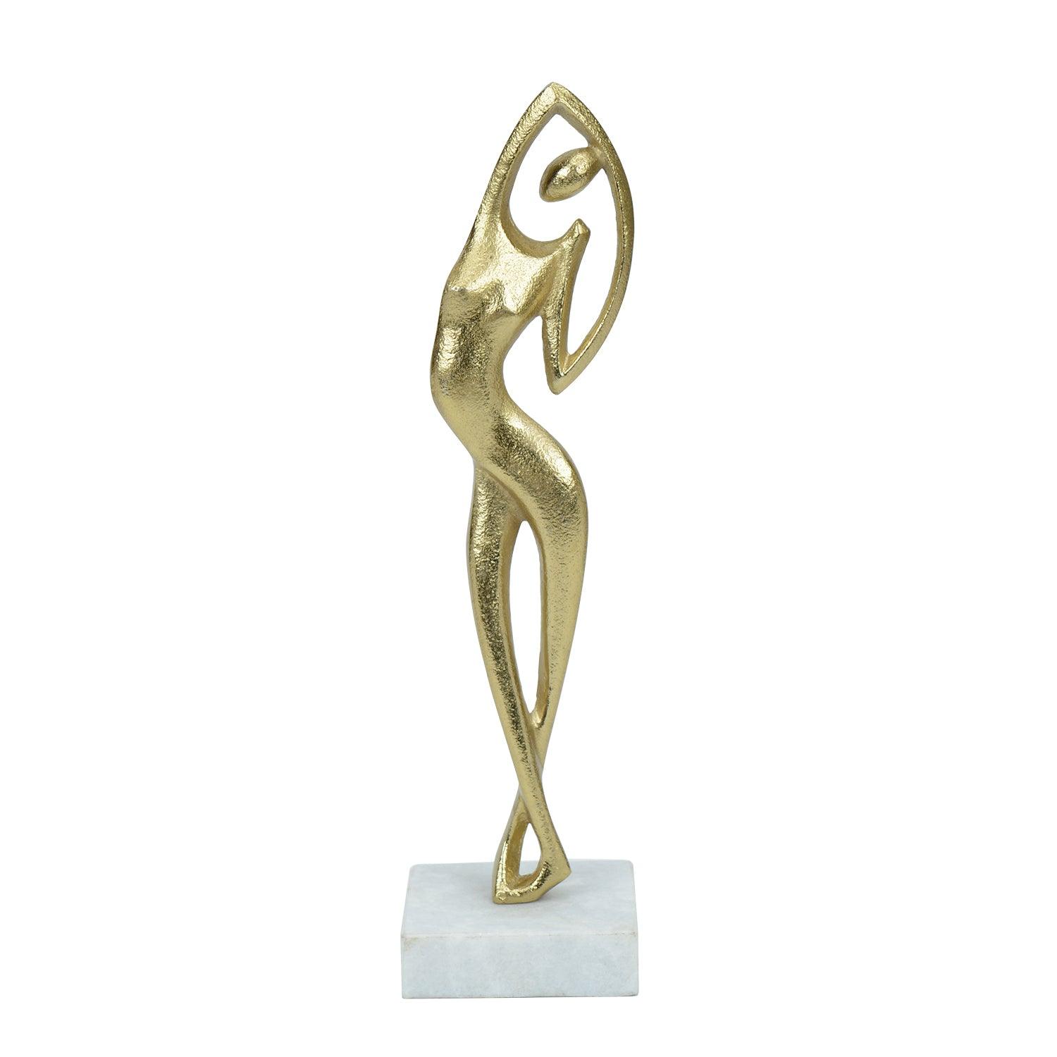 Graceful Flex Gold Decor Figurine