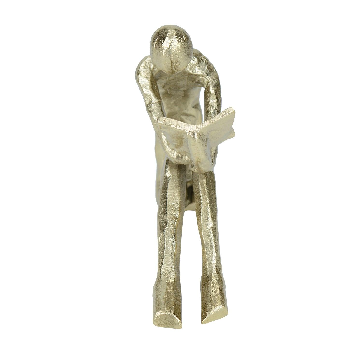 Radient Reads Gold Decor Figurine