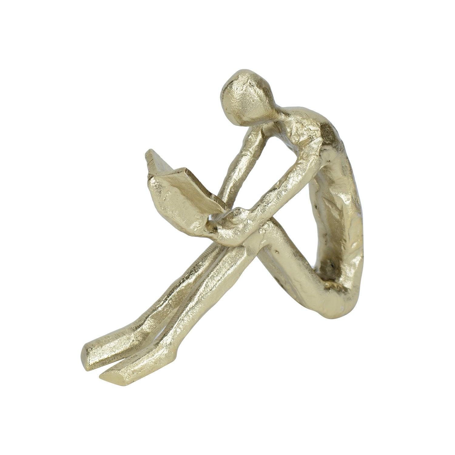 Radient Reads Gold Decor Figurine