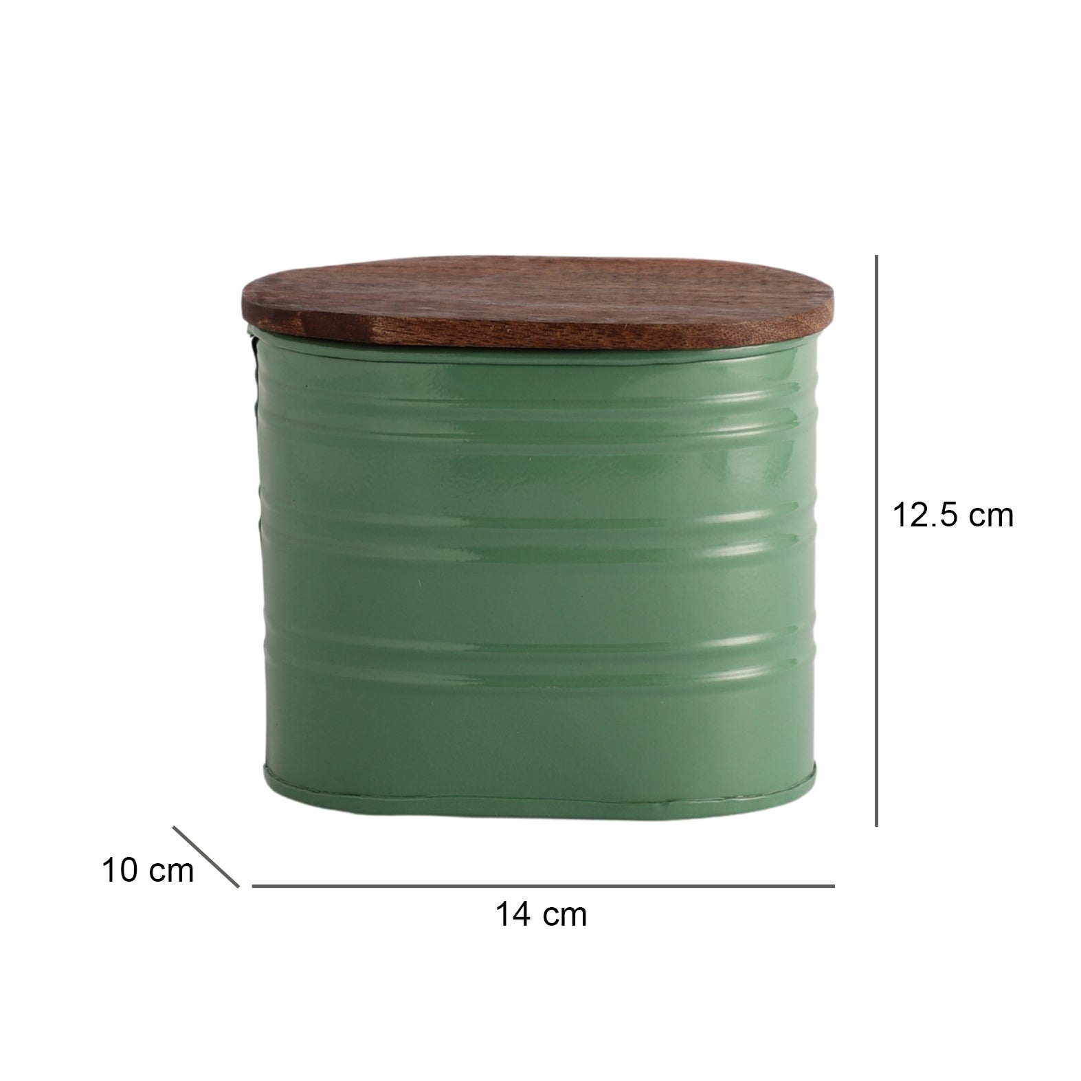 Green Rustoria StorageTea Sugar Coffee Jar Set