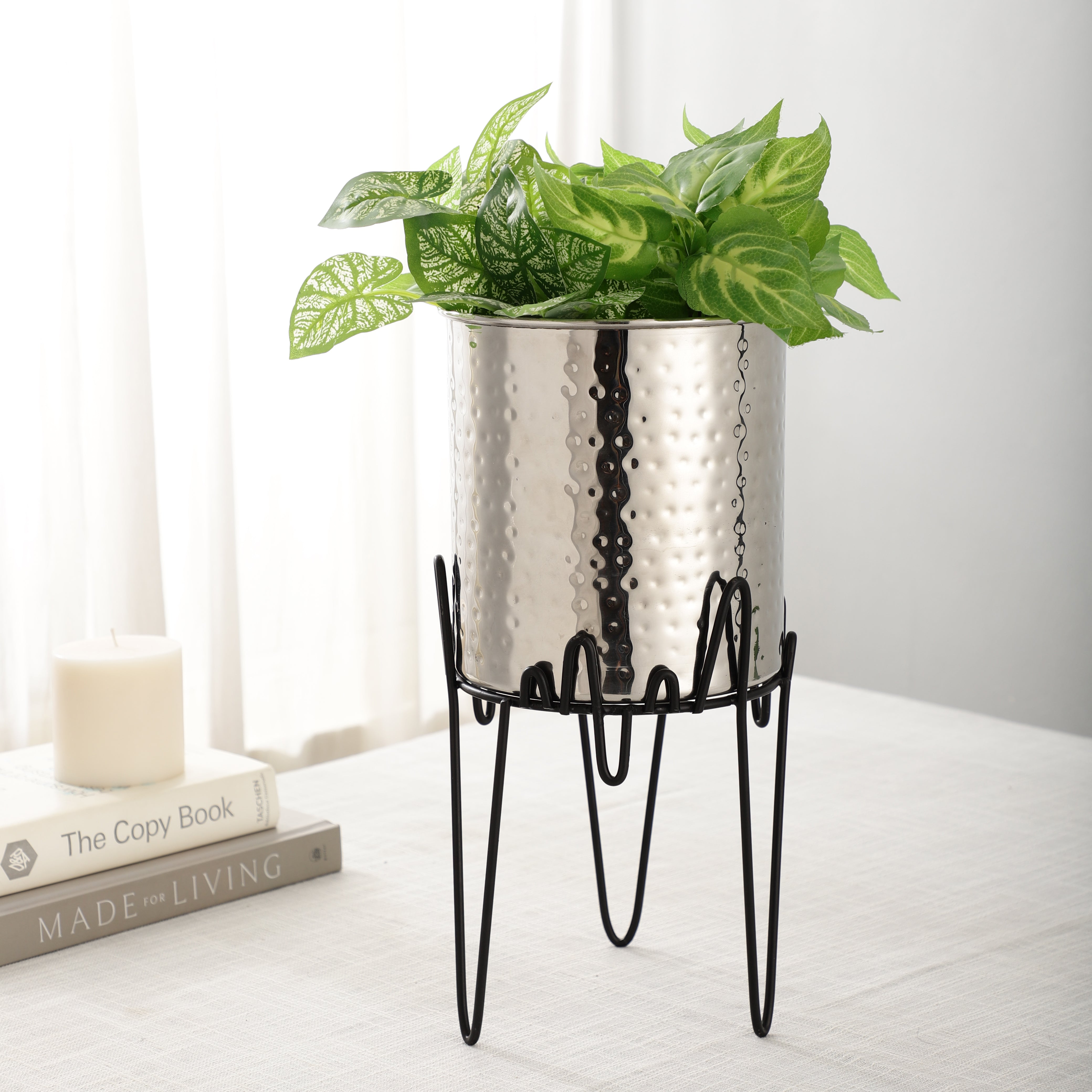 Ziggy Flora Stainless Steel Planter